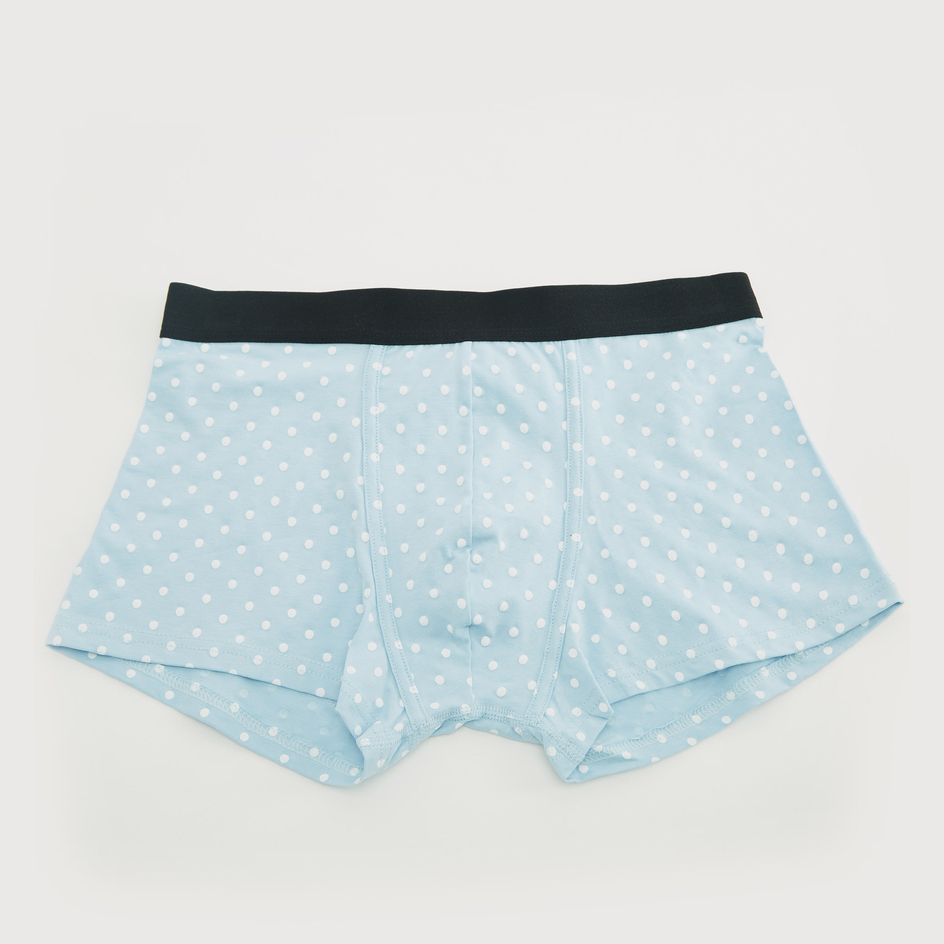 Set of 3 - Polka Dot Trunks with Elasticated Waistband-men-clothing-innerwear-underwear-image-3