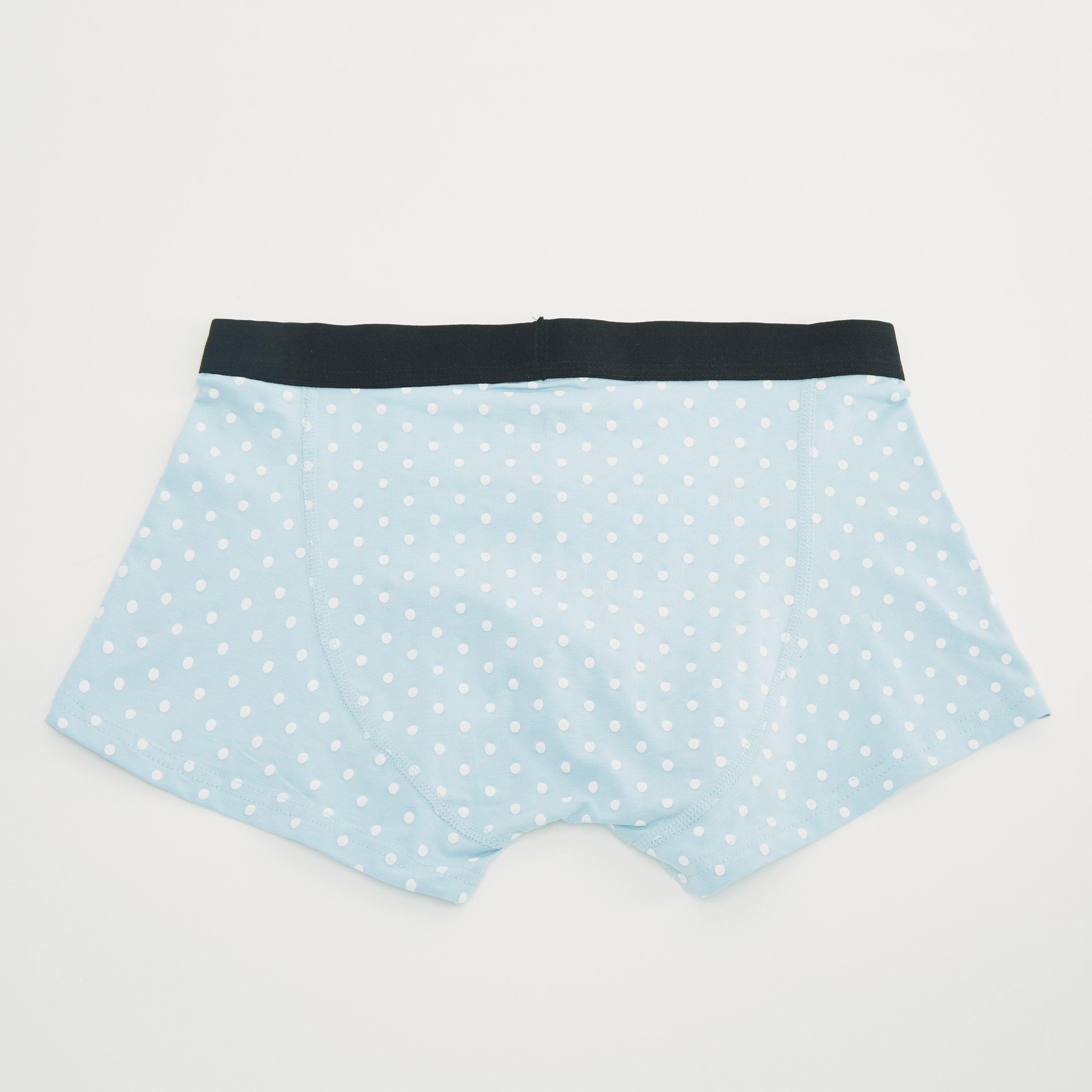 Set of 3 - Polka Dot Trunks with Elasticated Waistband-men-clothing-innerwear-underwear-image-4