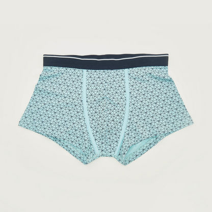 Set of 3 - Printed Trunks with Elasticated Waistband