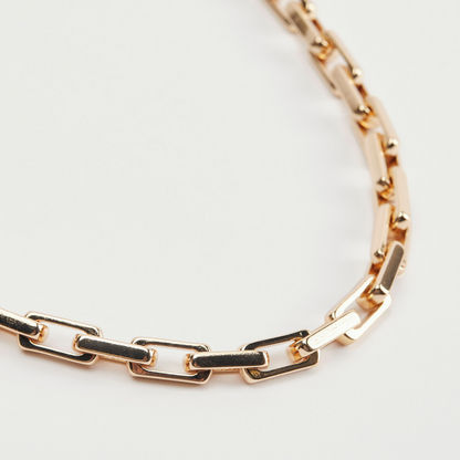 Chain Link Bracelet with Lobster Hook Closure-Bracelets-image-0