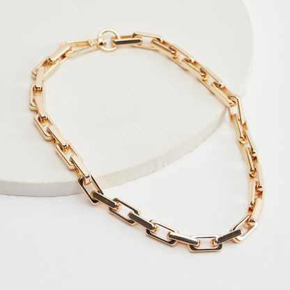 Chain Link Bracelet with Lobster Hook Closure-Bracelets-image-3