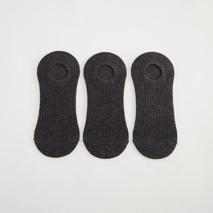 Set of 3 - Striped No Show Socks-Socks-image-1