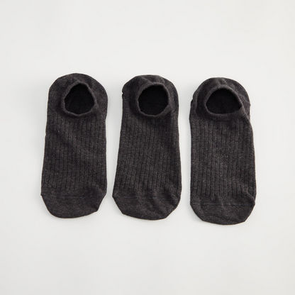 Set of 3 - Striped No Show Socks-Socks-image-3