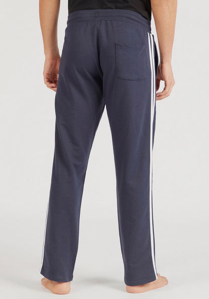 Striped Pants with Drawstring Closure and Pockets