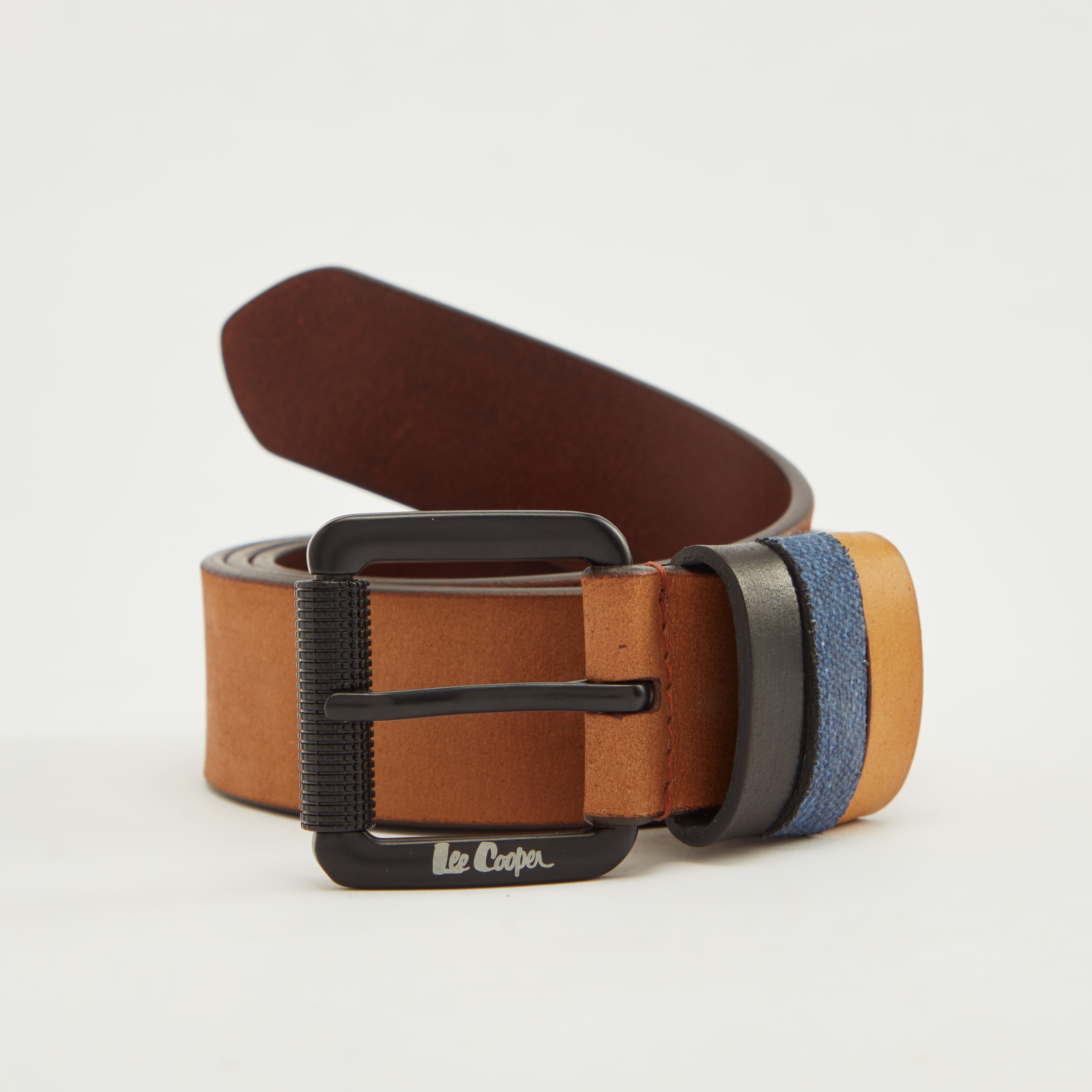 حزام جلد بإبزيم دبوس للإغلاق من لي كوبر-men-beltsandwallets-belts-image-1