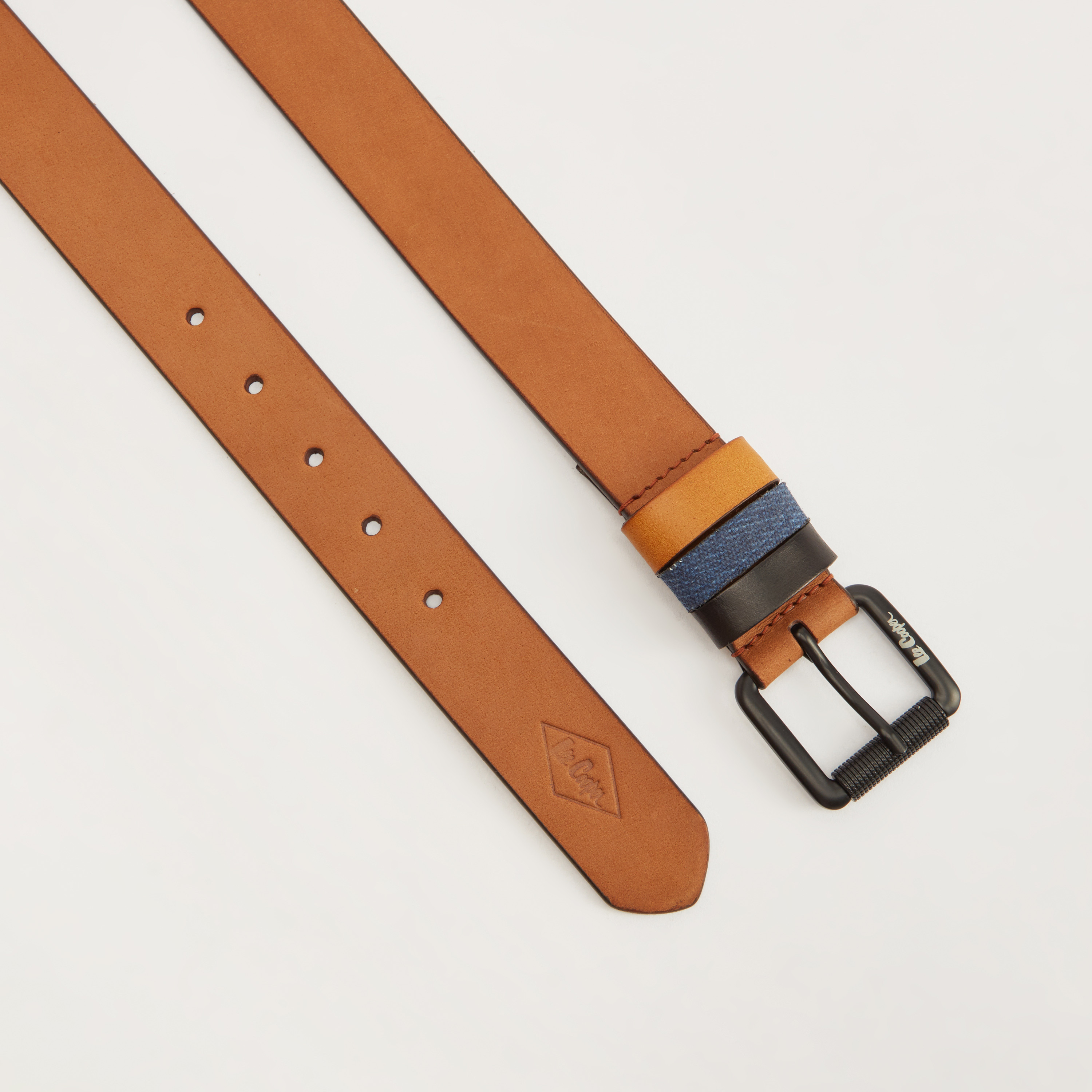 حزام جلد بإبزيم دبوس للإغلاق من لي كوبر-men-beltsandwallets-belts-image-5