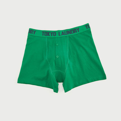 Set of 2 - Solid Trunks with Elasticated Waistband