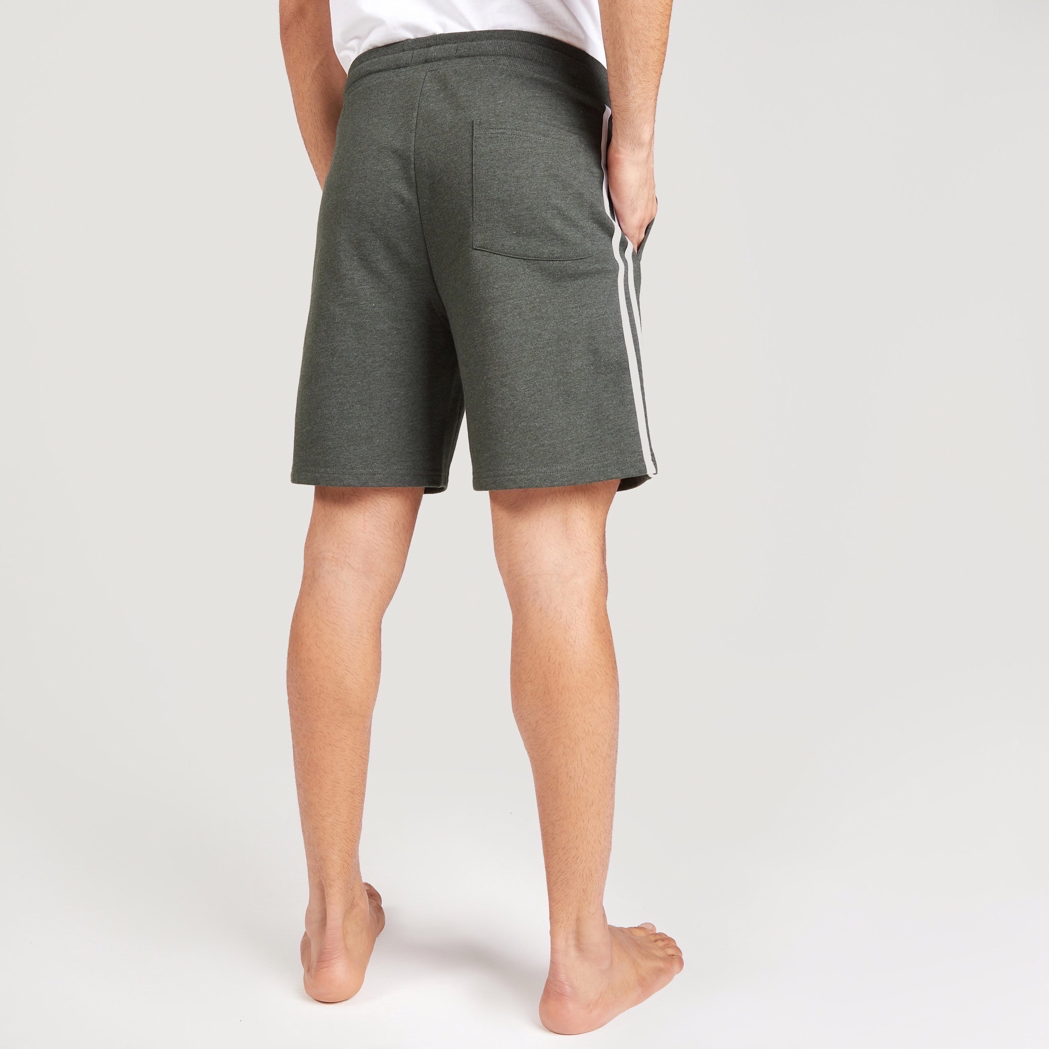 Solid Shorts with Drawstring Closure and Pockets-men-clothing-nightwear-pyjamaandshorts-image-4