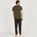 Solid Henley Neck T-shirt and Full Length Pyjama Set-Sets-thumbnail-3