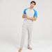 Solid Short Sleeves T-Shirt and Full Length Pyjama Set-Sets-thumbnailMobile-0