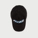 Text Embroidered Cap with Snap Buckle Closure-Caps & Hats-thumbnailMobile-4