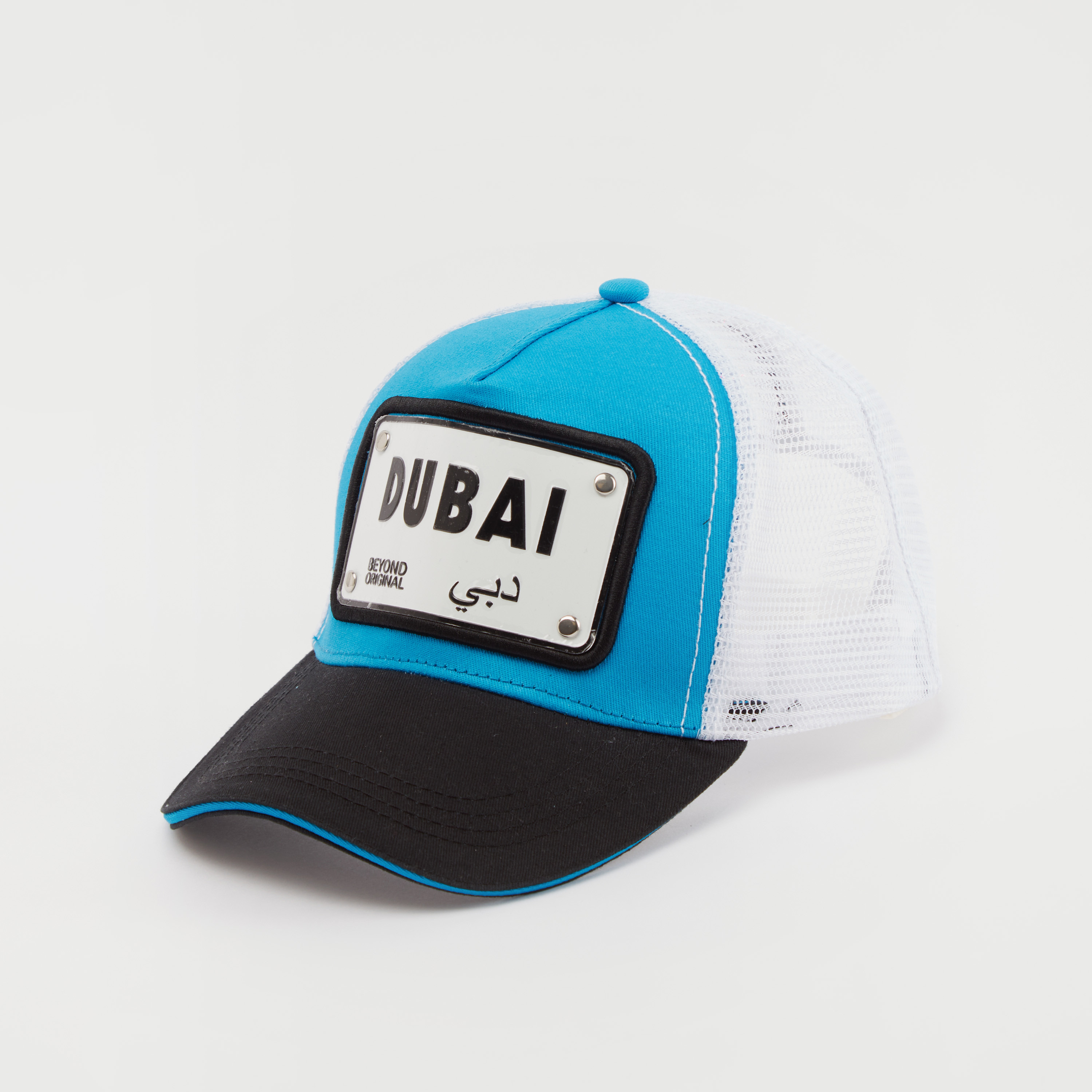 Shop Applique Detail Cap with Snap Back 