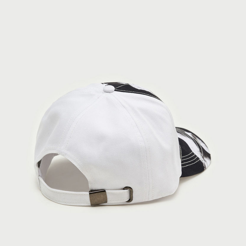 Printed Cap with Buckled Strap Closure-Caps & Hats-image-4