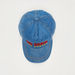 Lee Cooper Embroidered Denim Cap with Hook and Loop Strap Closure-Caps & Hats-thumbnailMobile-4