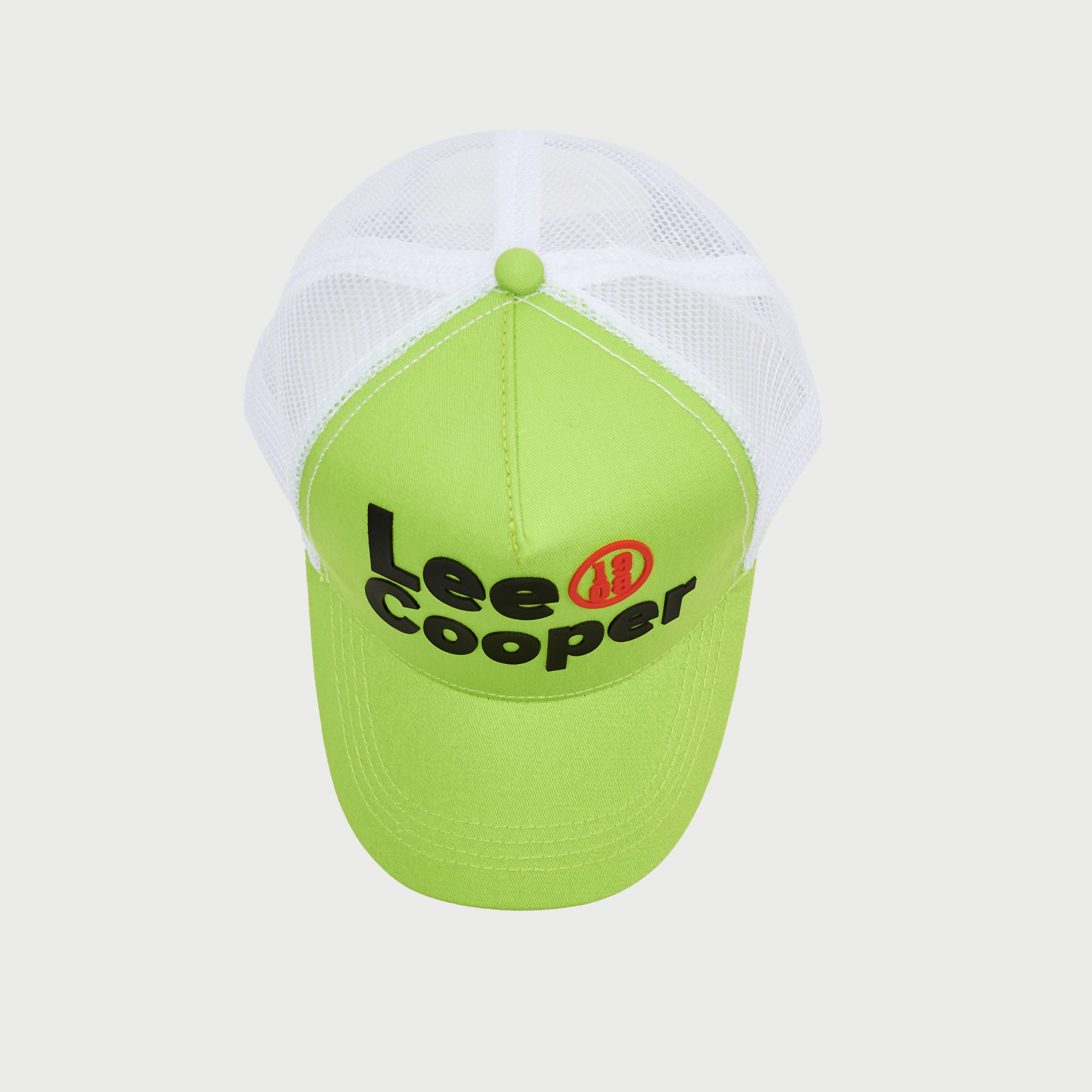 Lee Cooper Embossed Cap with Snap Back Closure and Mesh Panels-men-caps-image-4