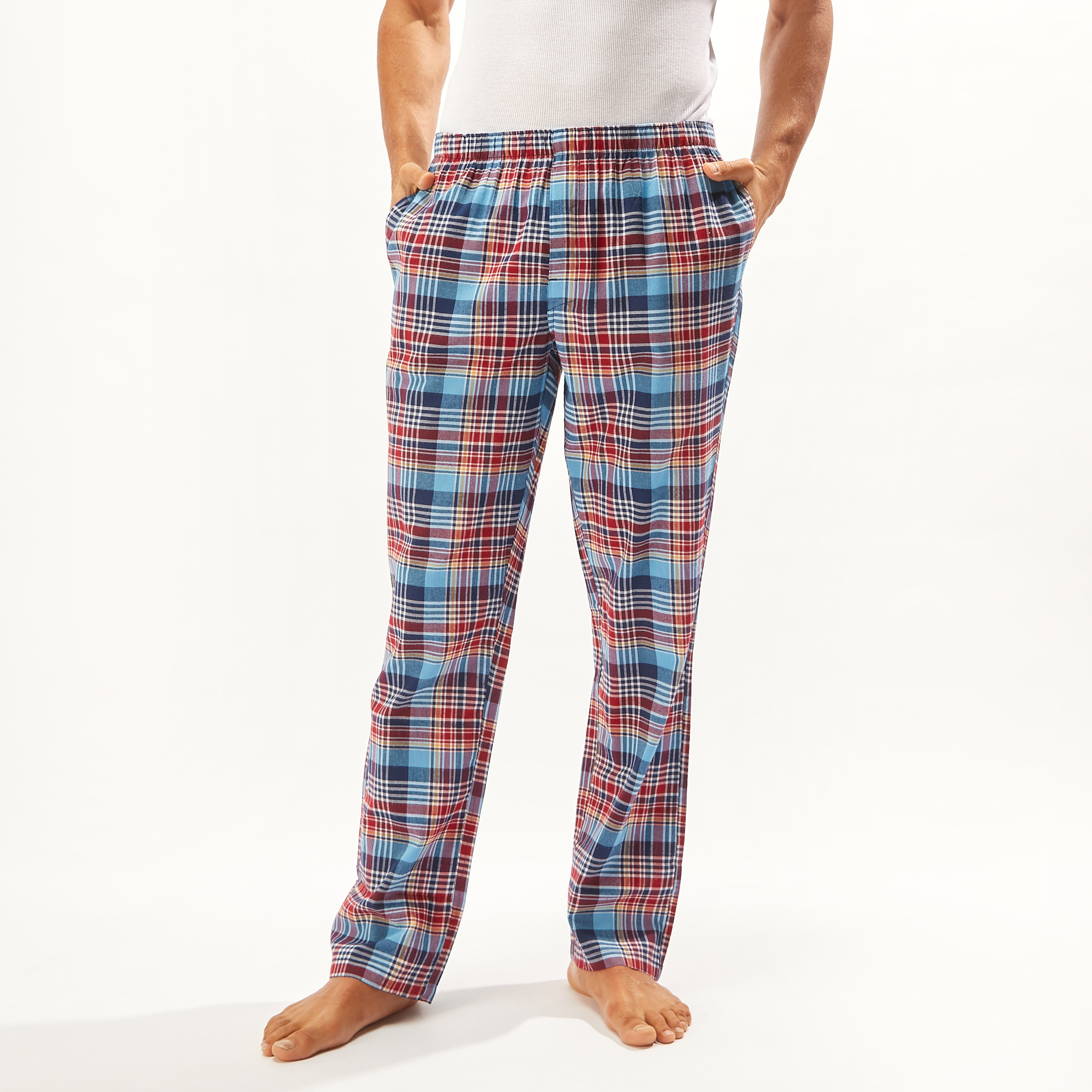 Mens checkered deals pajamas