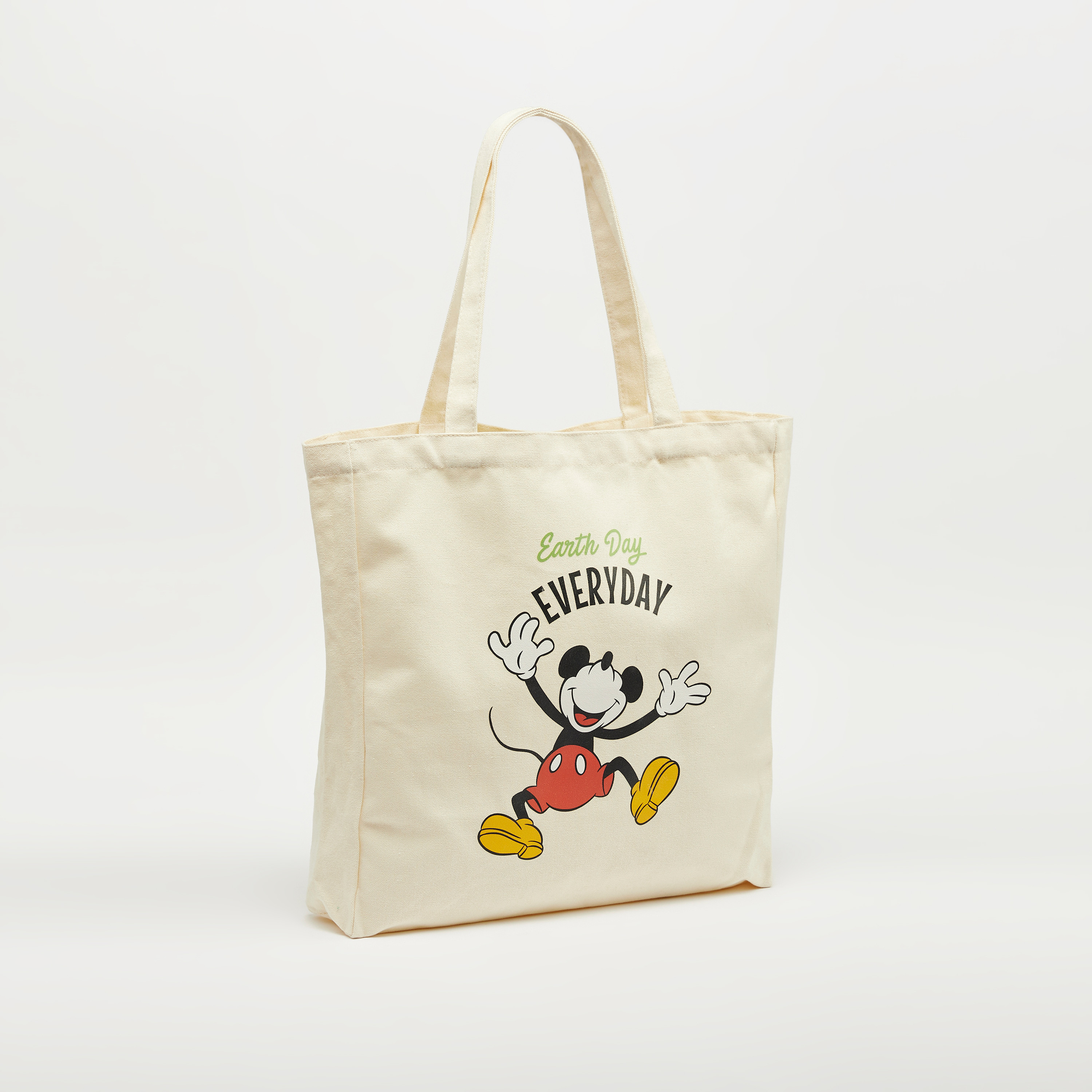 Mickey Mouse Print Tote Bag with Handles-men-bags-image-3