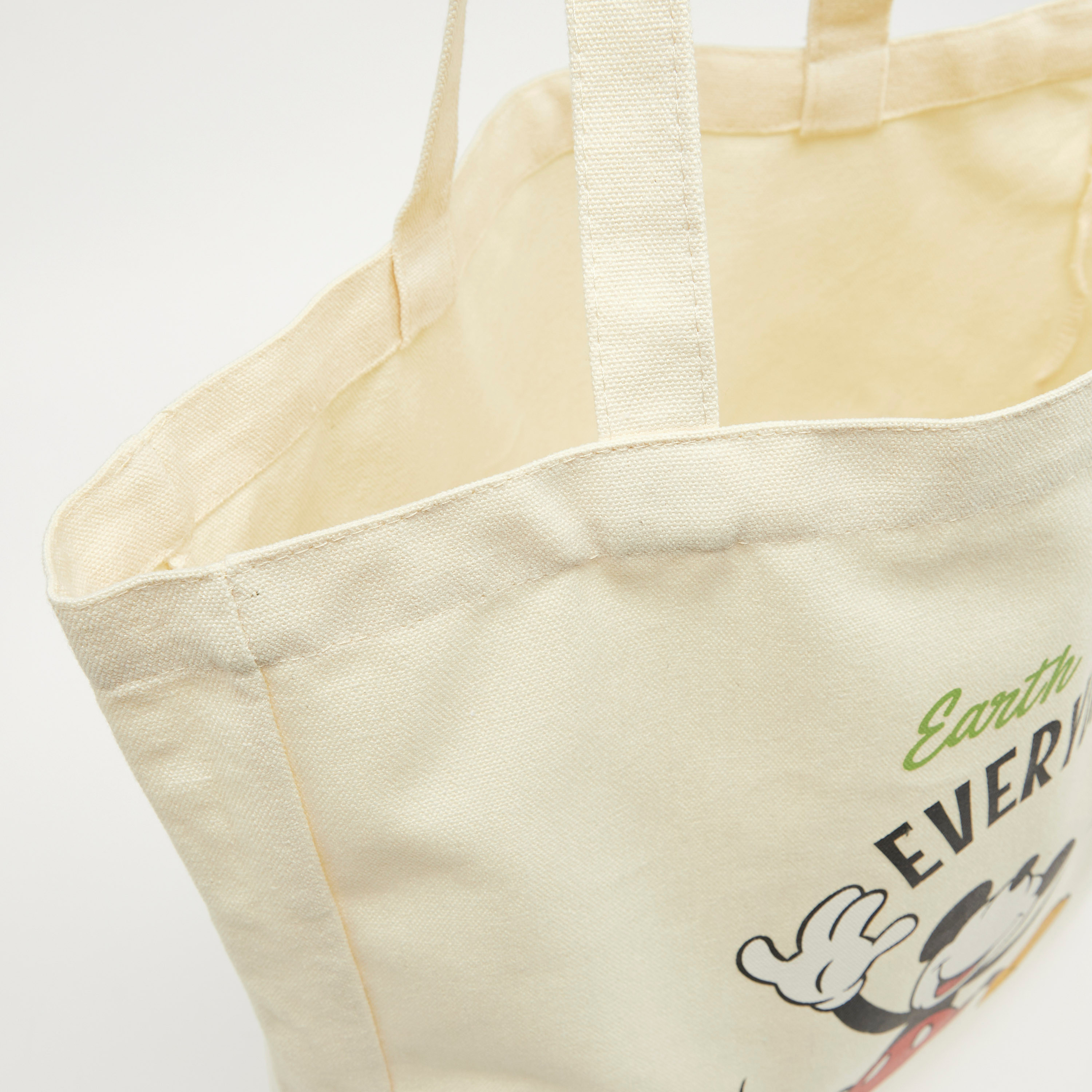 Mickey Mouse Print Tote Bag with Handles-men-bags-image-5