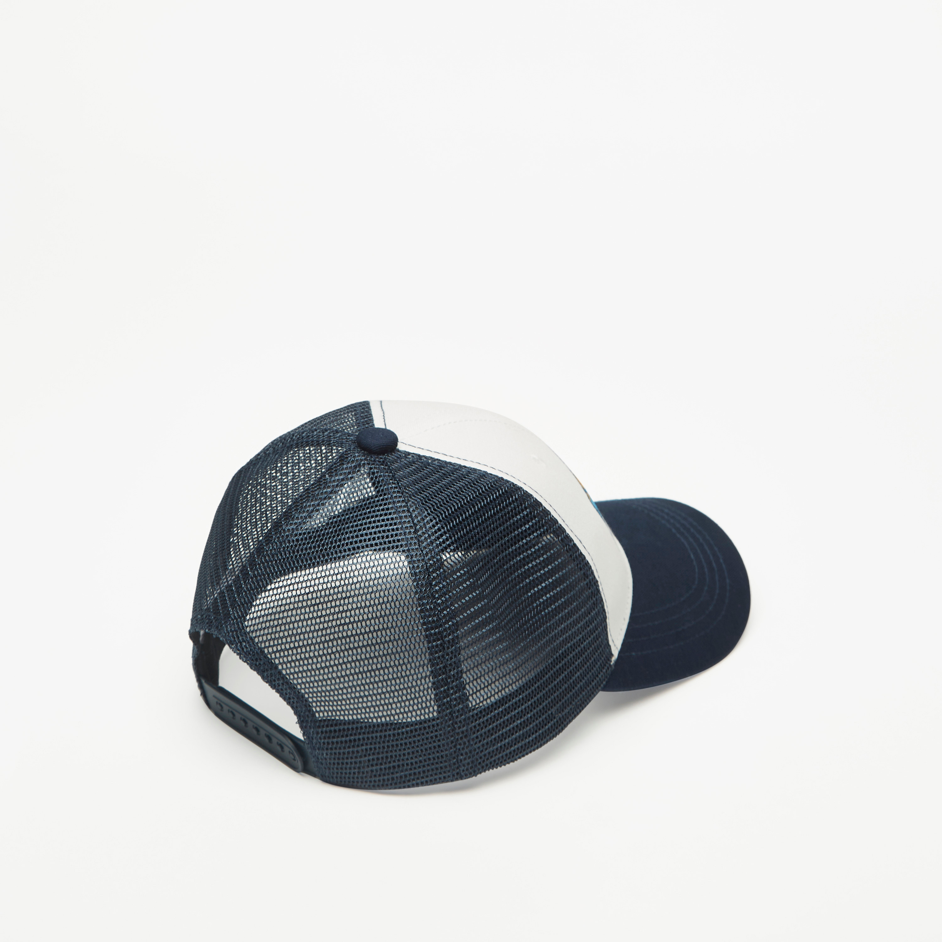 Embroidered Mesh Cap with Snap Back Closure-men-caps-image-5