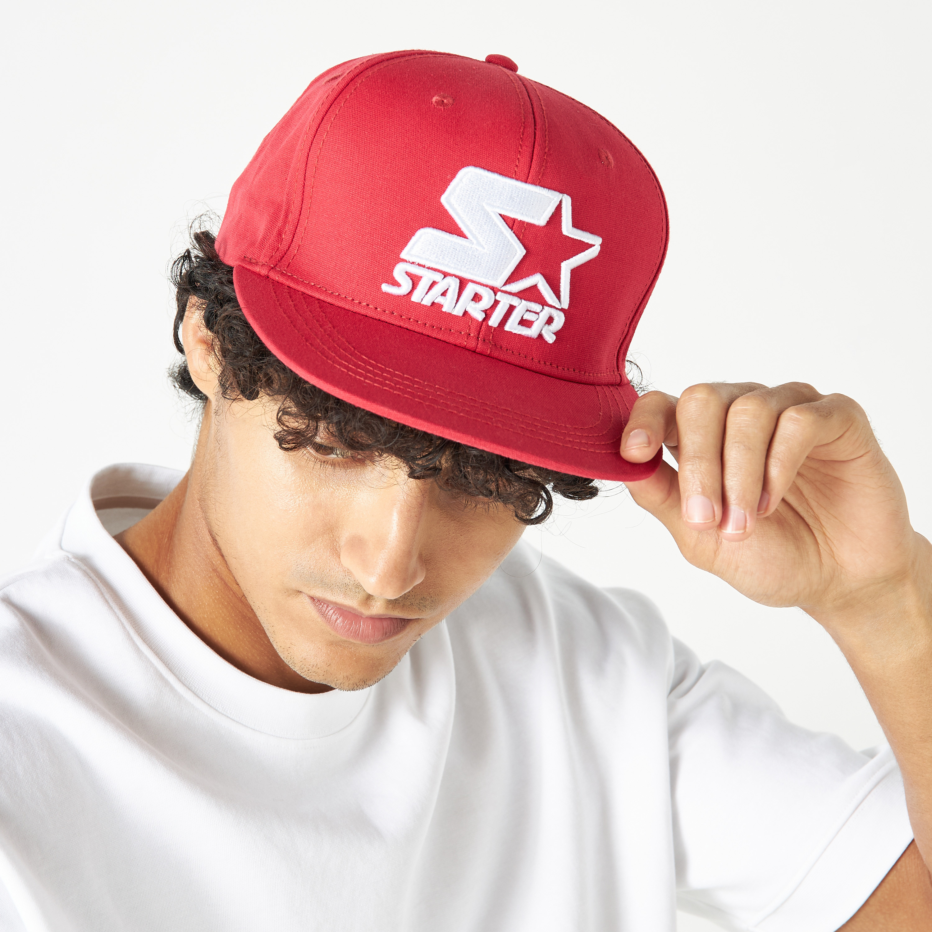 Starter Embroidered Cap with Adjustable Strap-men-caps-image-2