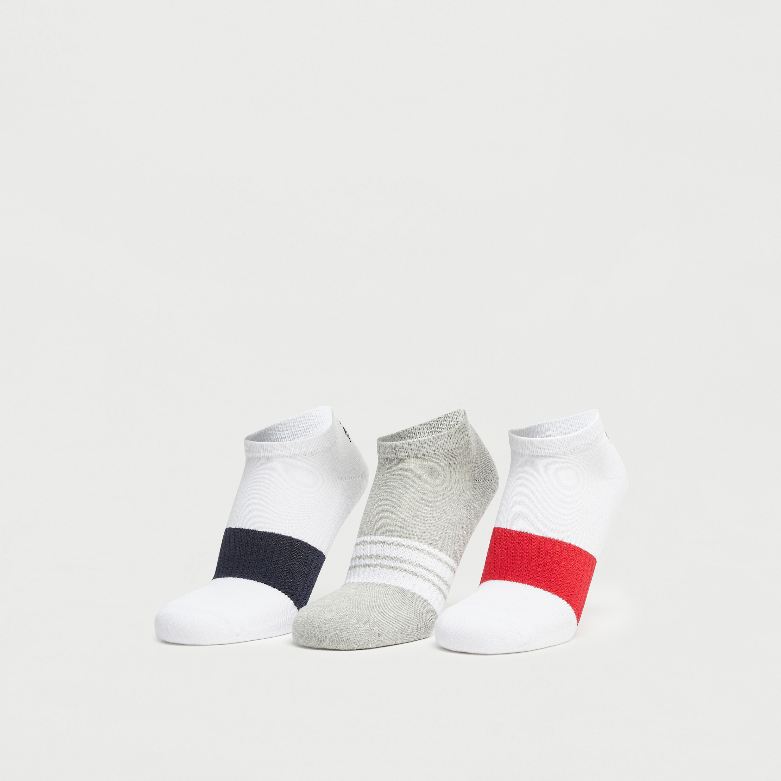 Starting Point Socks Shop Set of 3 - Starter Logo Detail Ankle Length Socks Online ...