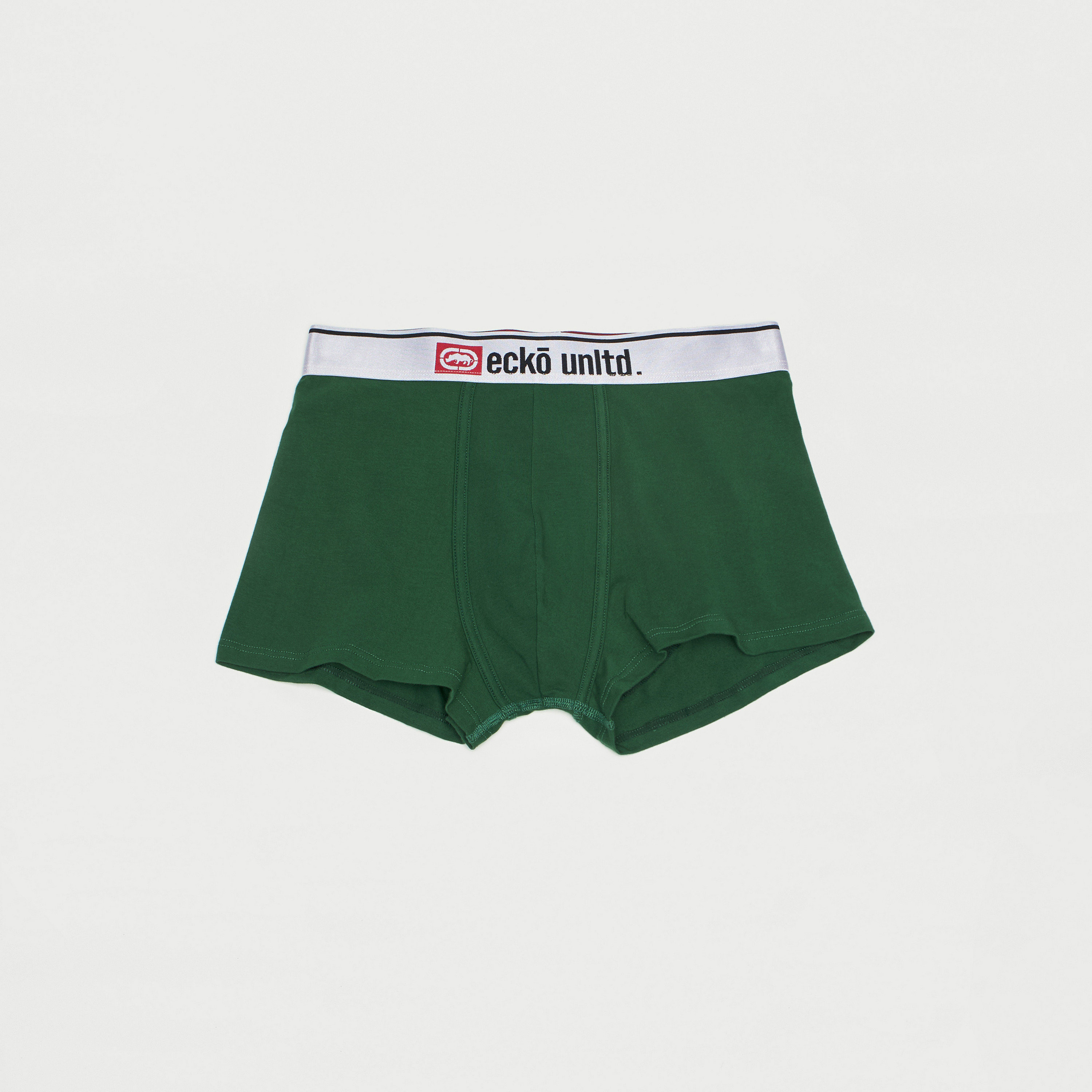 Set of 3 Ecko Solid Trunk with Elasticated Waistband