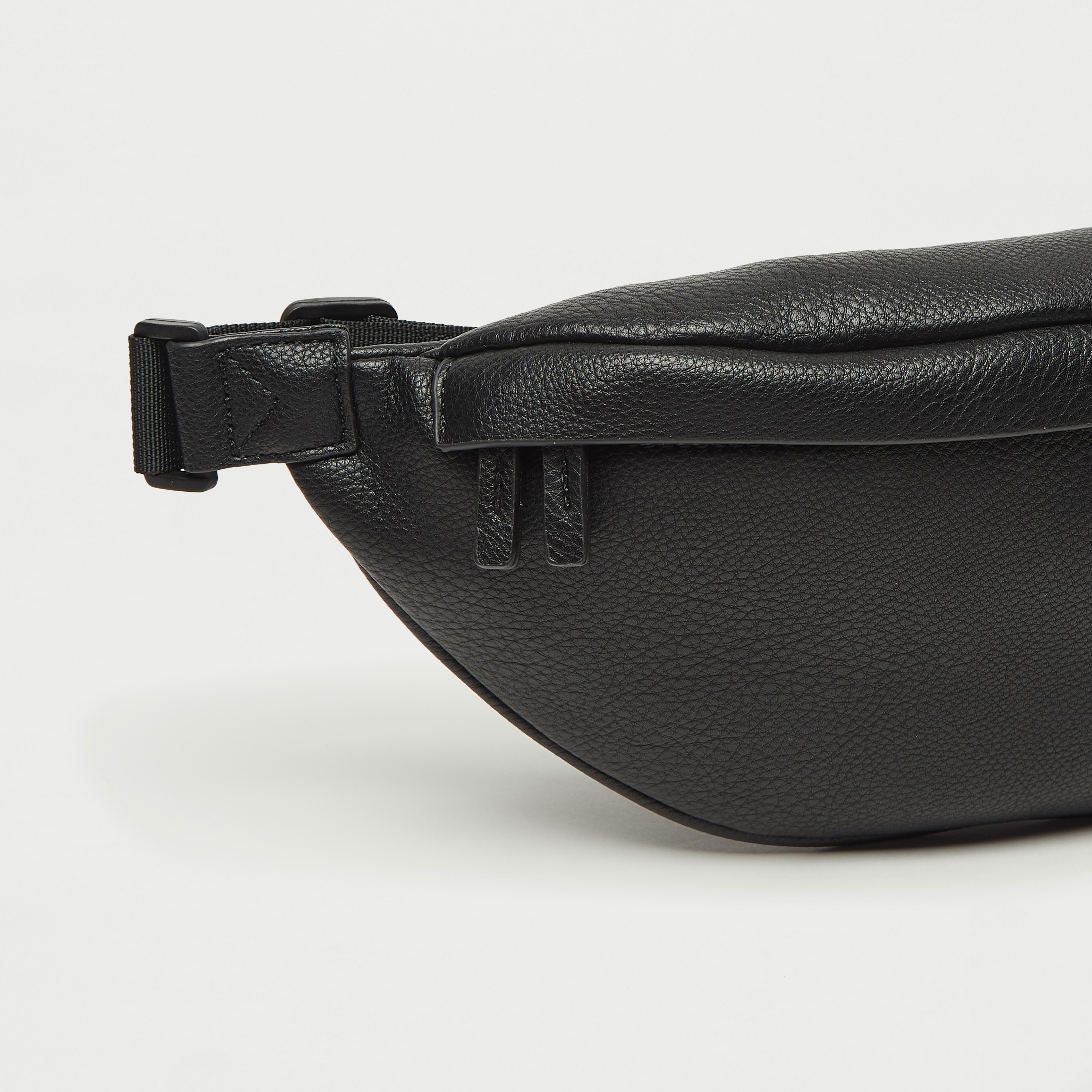 Textured Waist Bag with Adjustable Strap and Zip Closure-men-bags-image-5