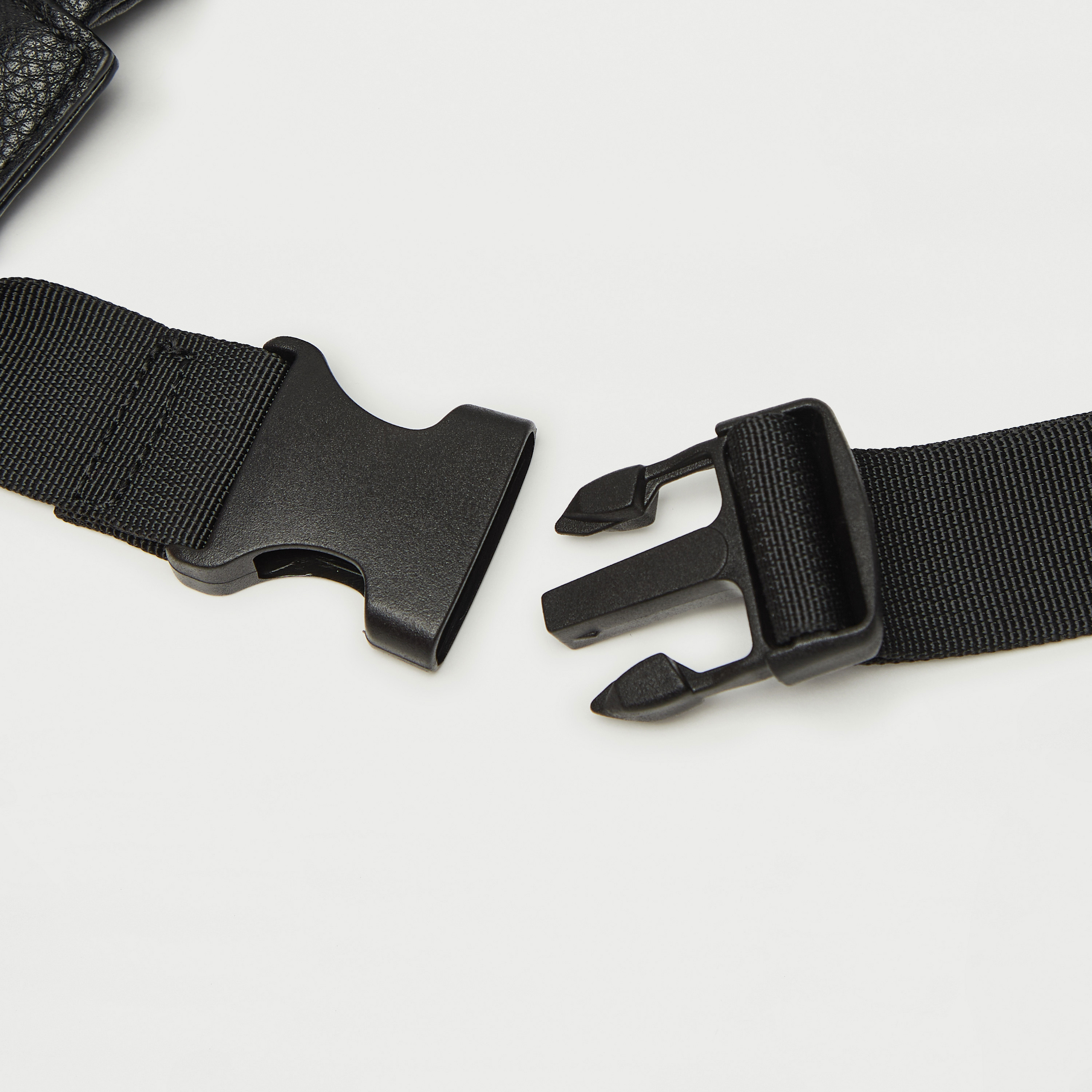 Textured Waist Bag with Adjustable Strap and Zip Closure-men-bags-image-6