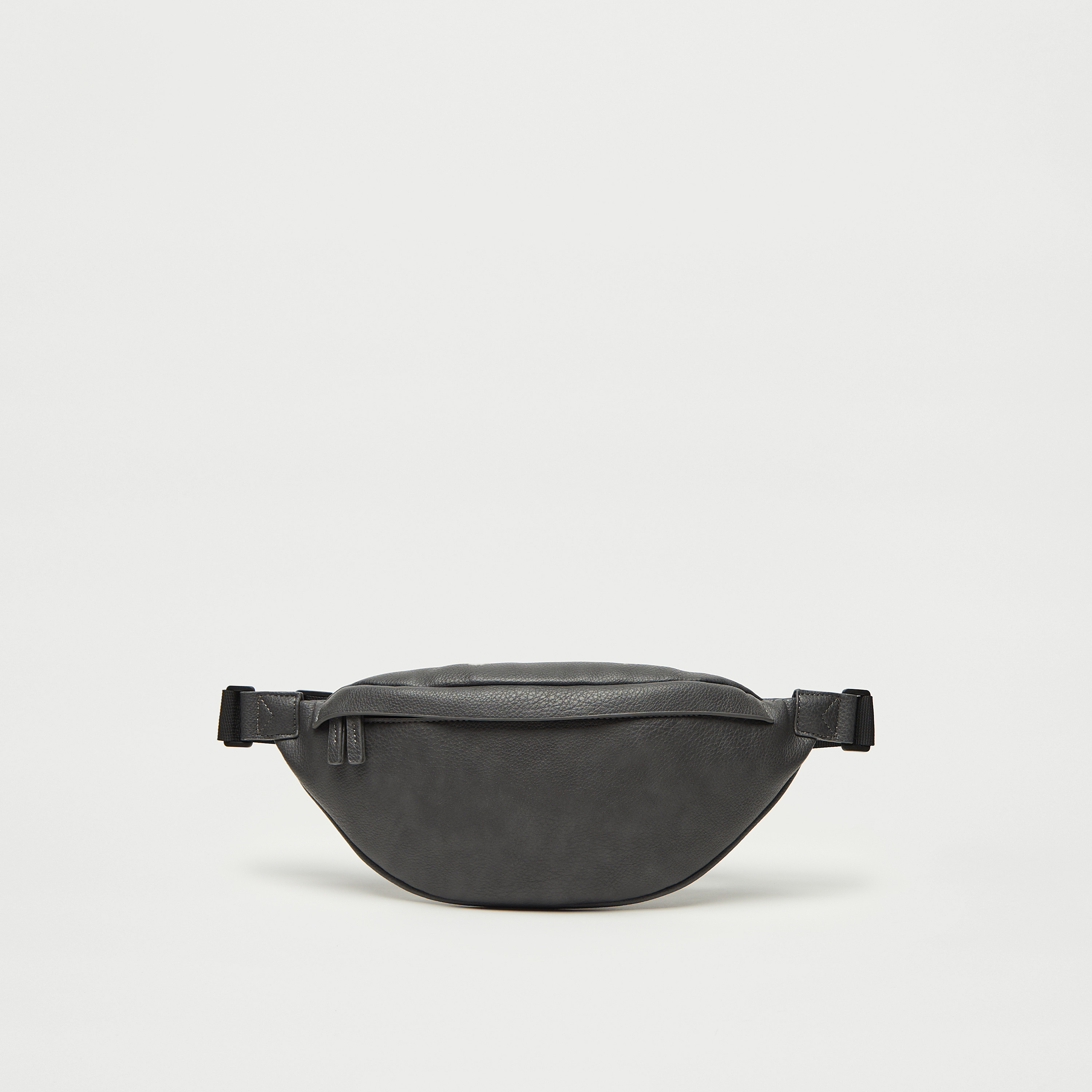 Textured Crossbody Bag with Adjustable Strap and Zip Closure-men-bags-image-1