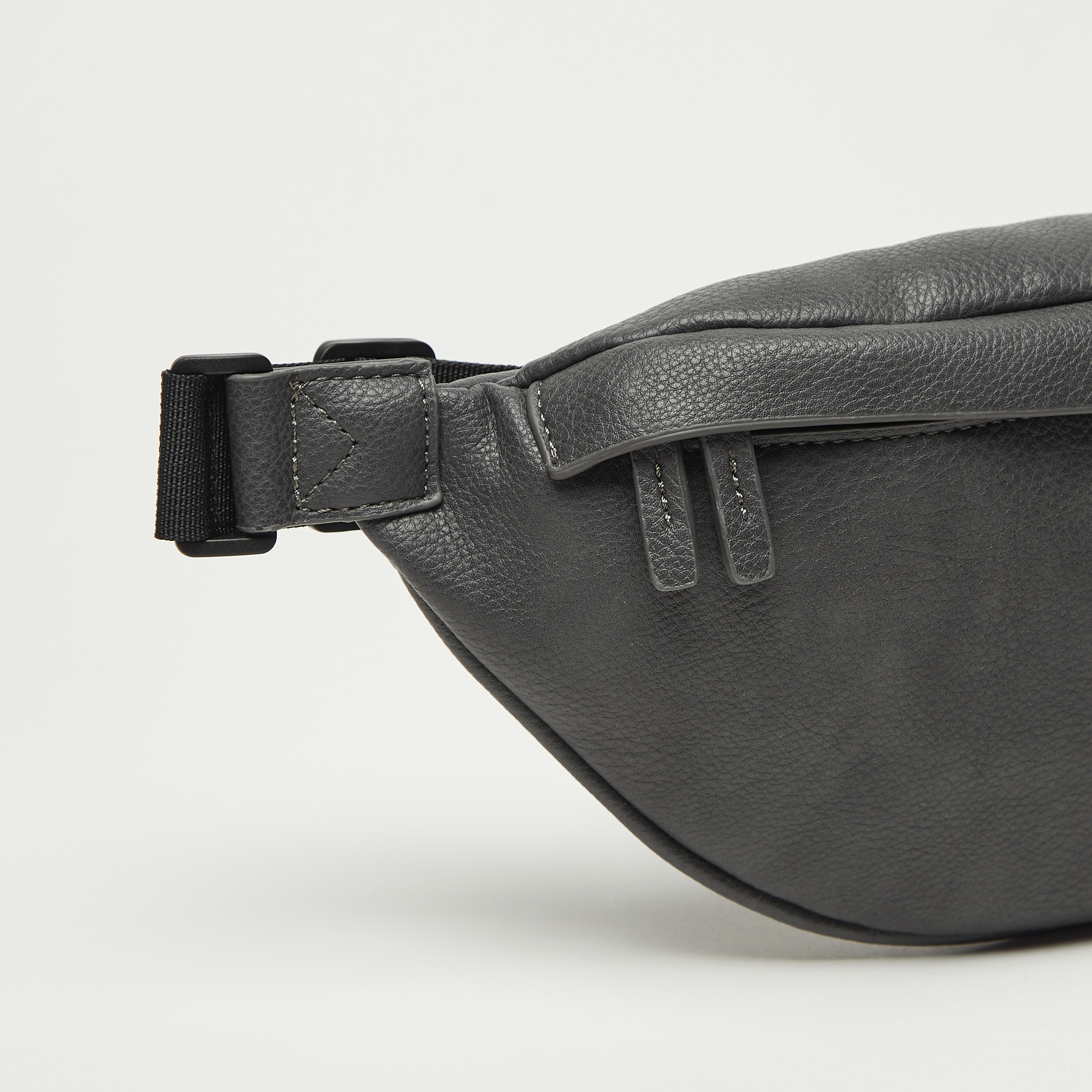 Textured Crossbody Bag with Adjustable Strap and Zip Closure-men-bags-image-5