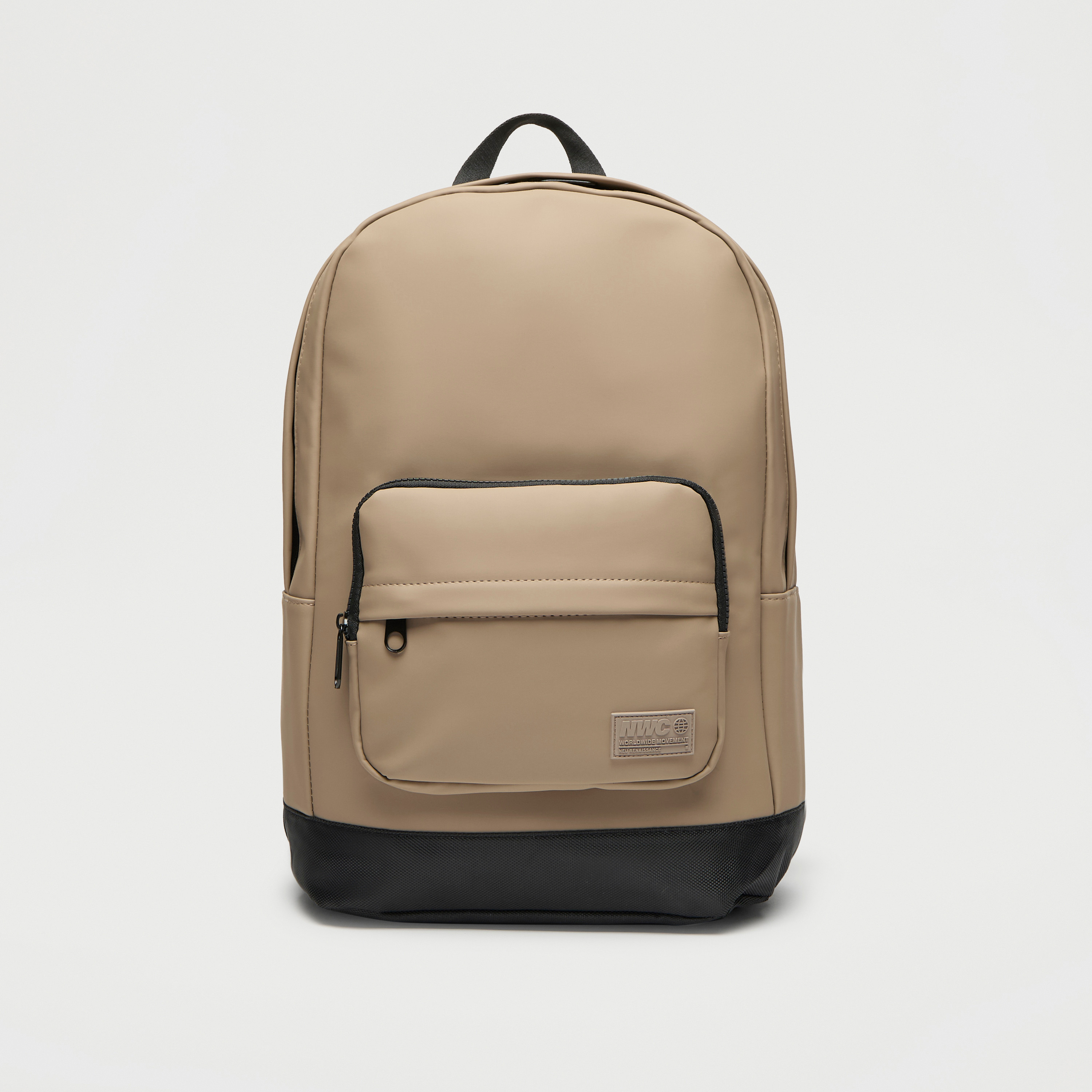 Shop Logo Applique Backpack with Zip Closure - 31x16x44 cm Online ...