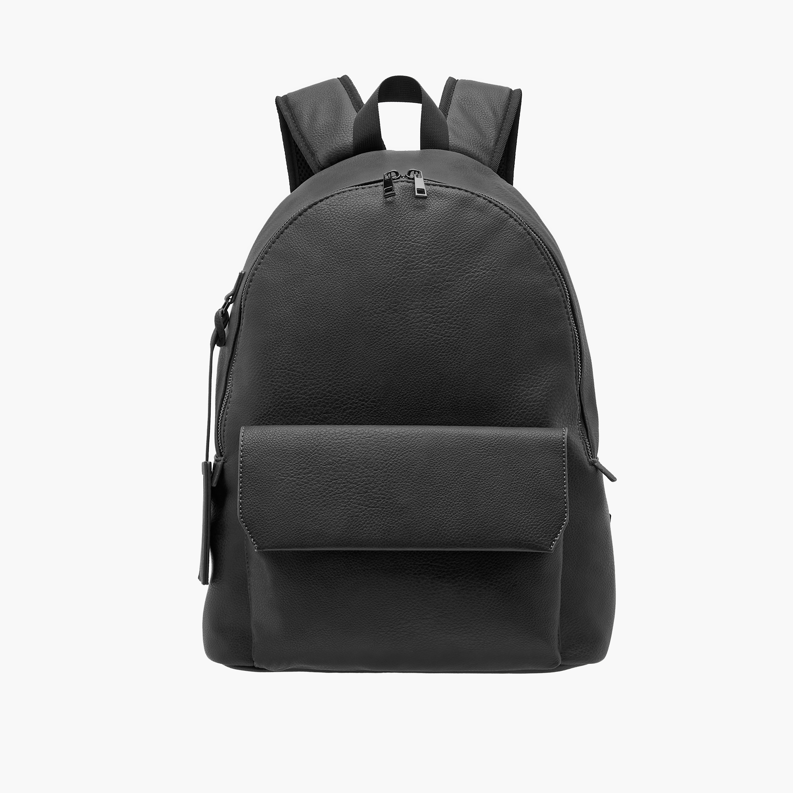 Solid Backpack Shop Solid Backpack with Adjustable Shoulder Straps and Zip Closure ...