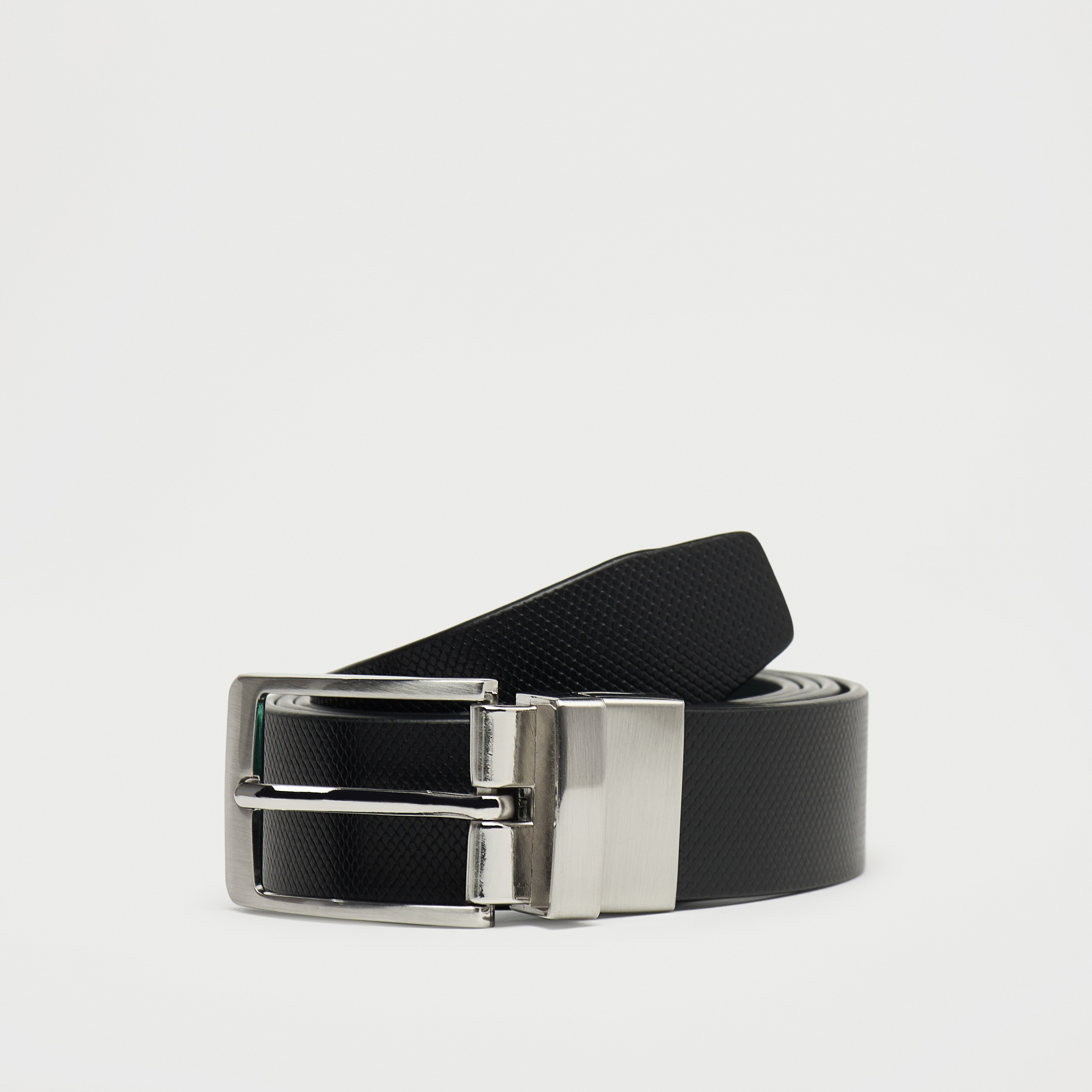 حزام جلد بارز الملمس بإبزيم إغلاق بدبوس-men-beltsandwallets-belts-image-3