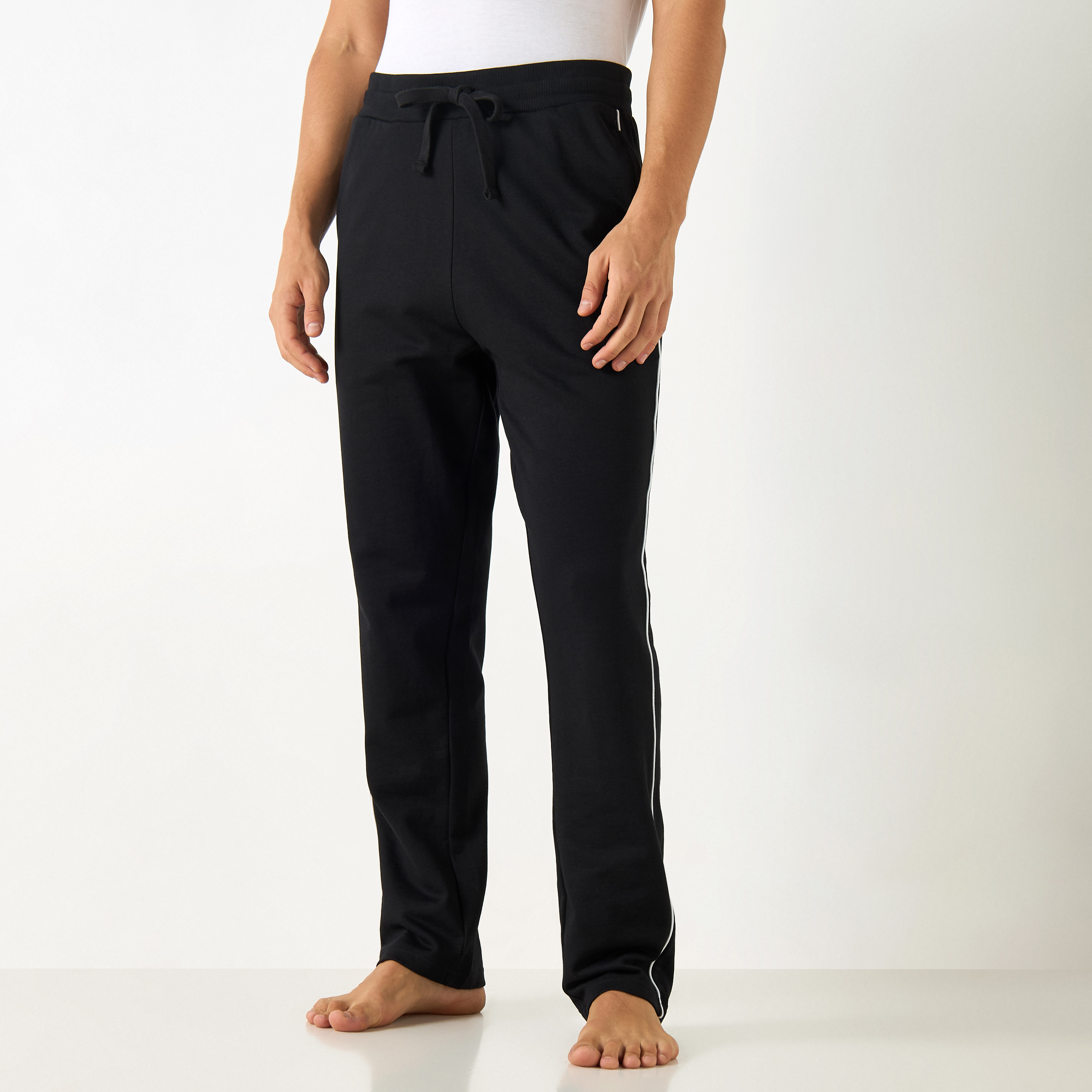 Mens drawstring track pants sale