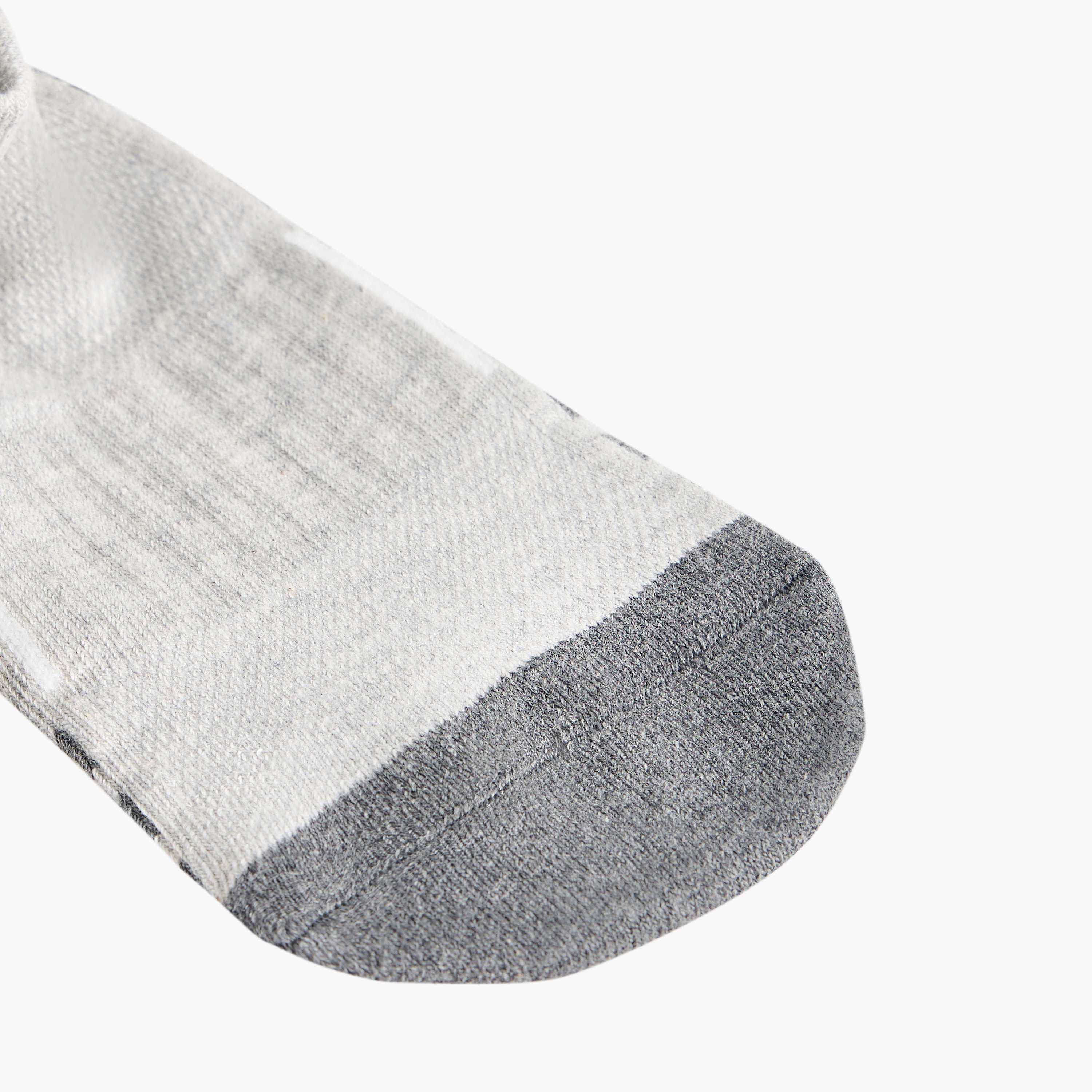 طقم جوارب 3 أزواج نصف تيري بطول الكاحل وطبعات-men-socks-image-3