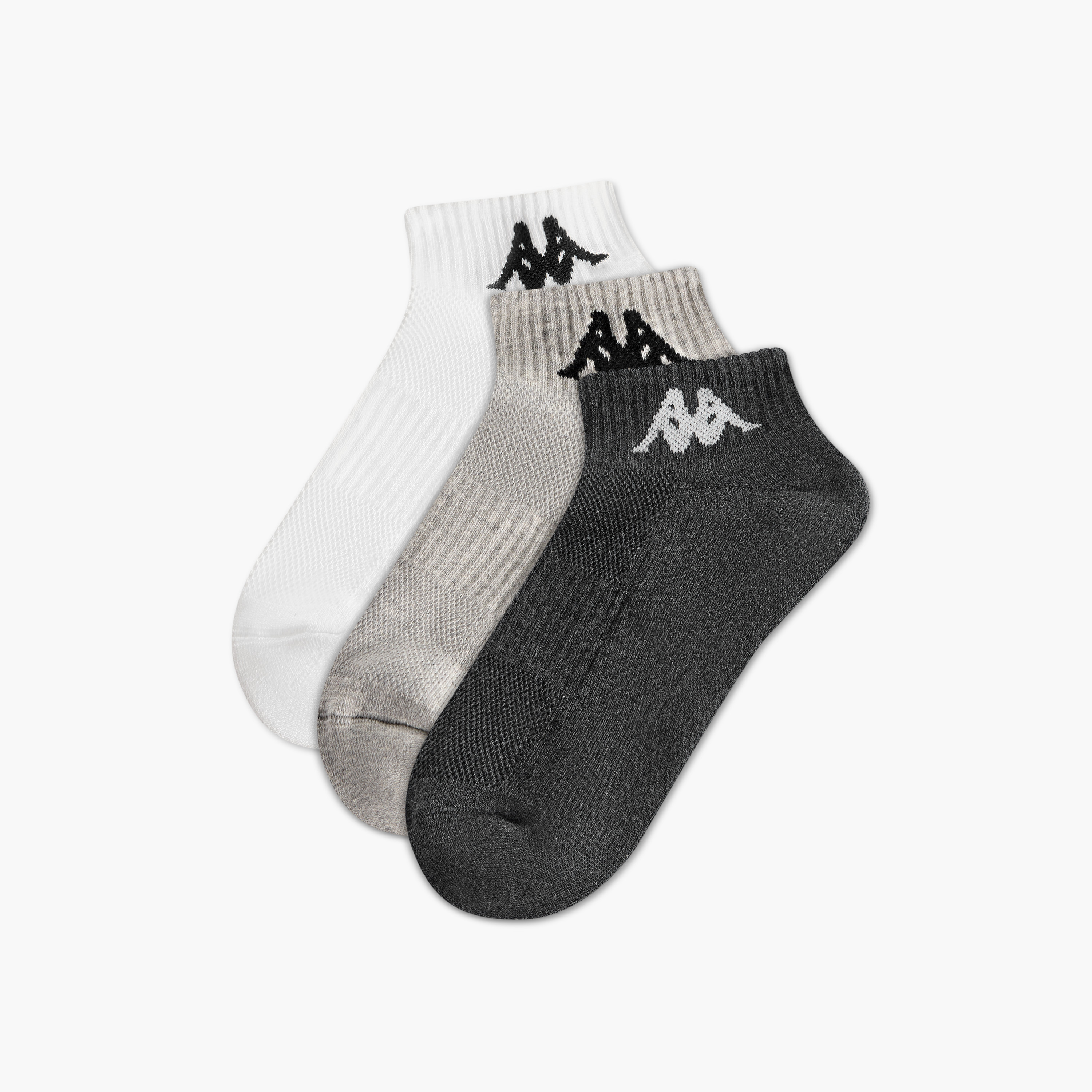 Set of 3 - Half Terry Ankle Length Socks-men-socks-image-1