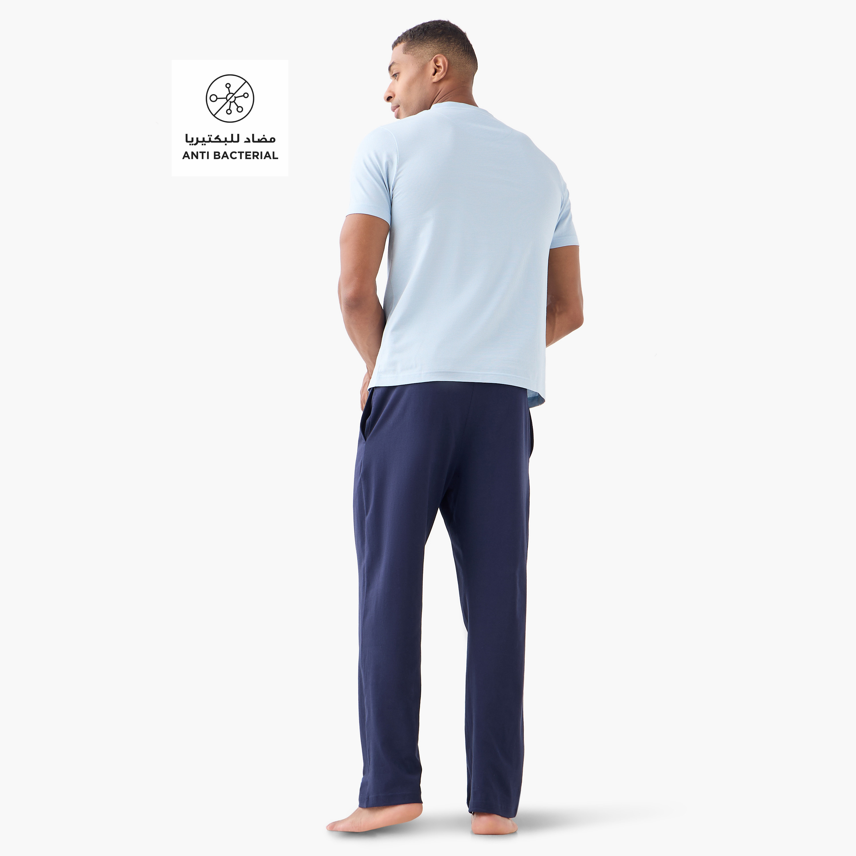 Henley Collar T-shirt and Pyjama Set-men-clothing-nightwear-sets-image-2