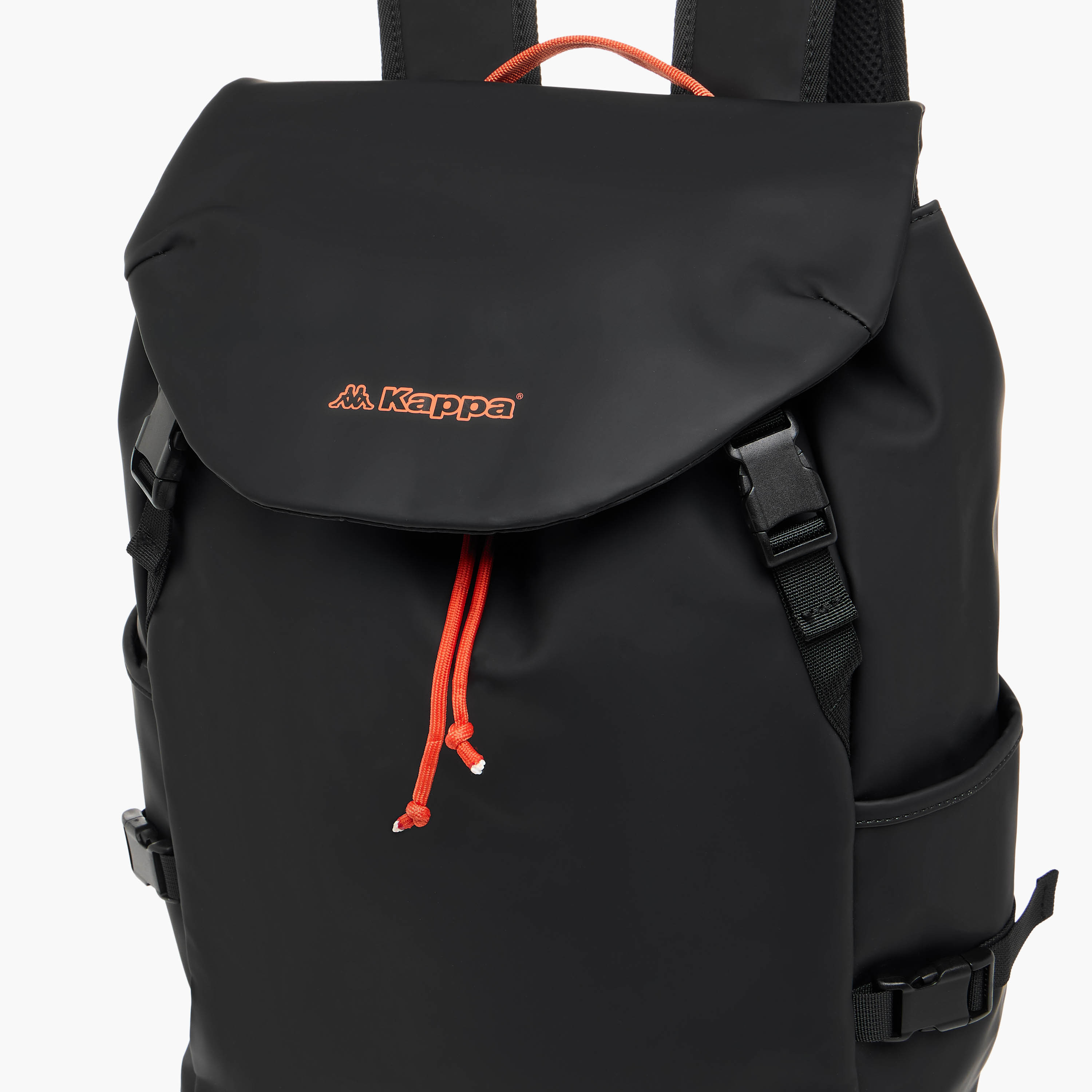 Kappa Logo Print Backpack with Adjustable Straps - 33x16x46 cm-men-bags-image-6