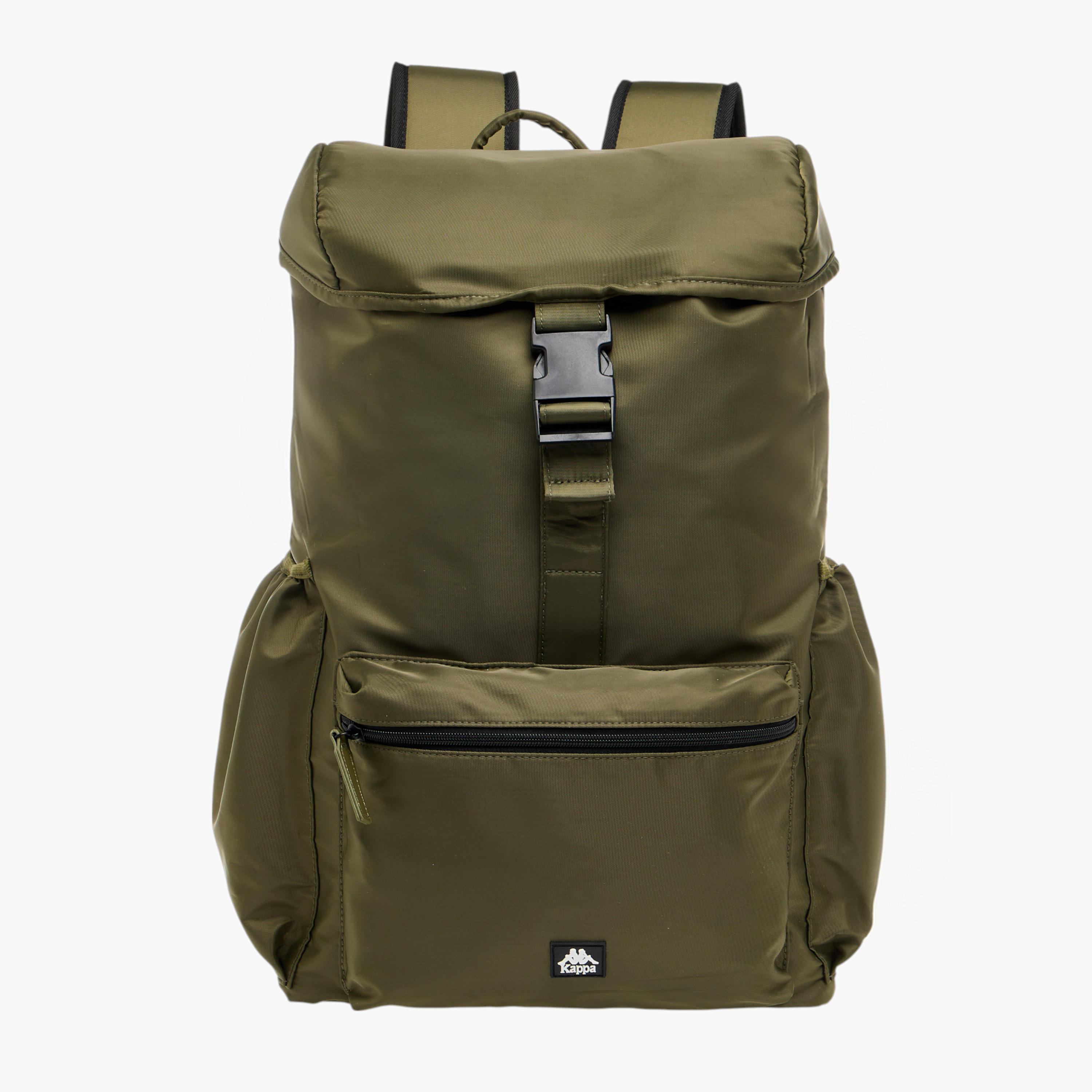 Kappa Drawstring Backpack with Adjustable Straps and Buckle Closure-men-bags-image-1