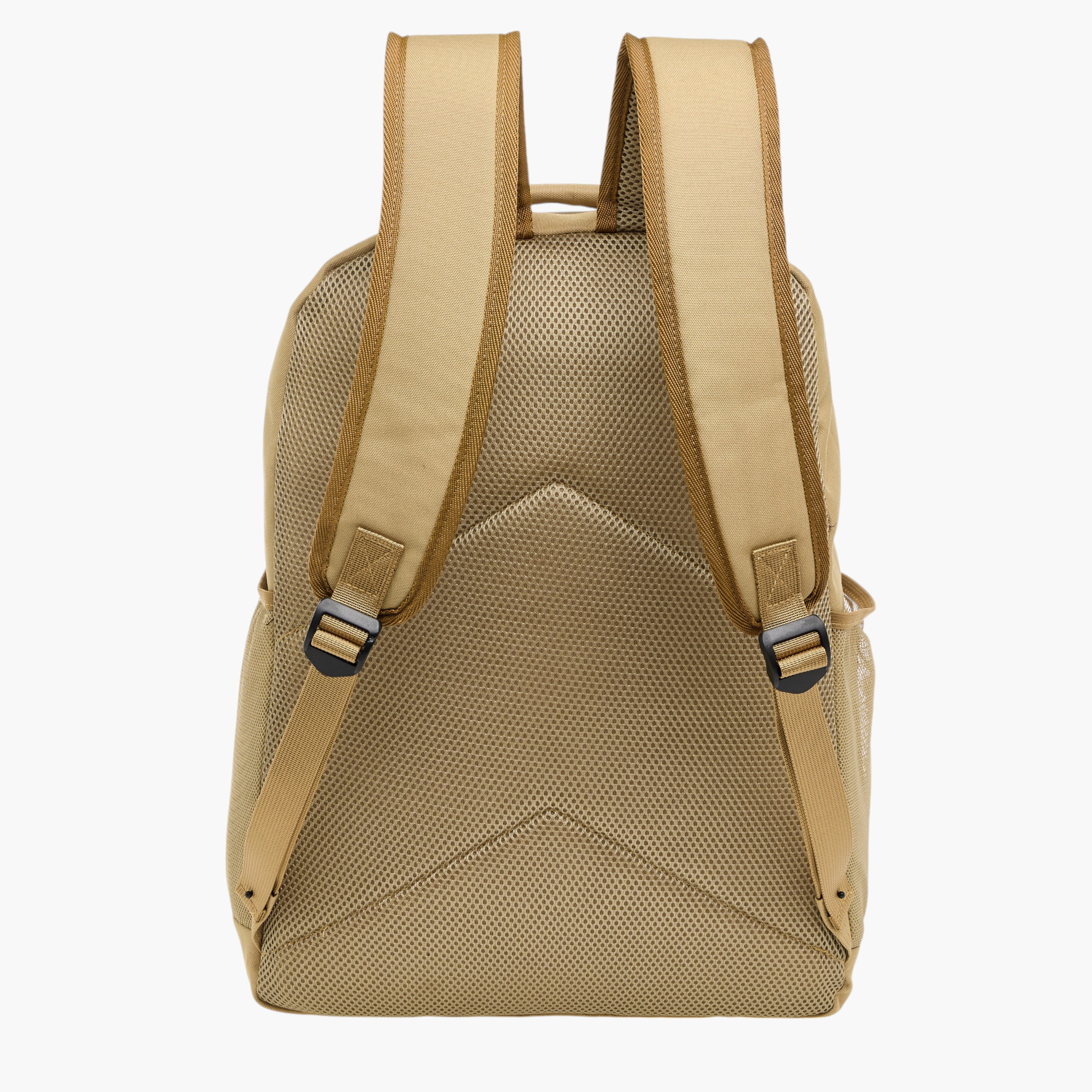 Kappa Drawstring Backpack with Adjustable Straps and Zip Closure-men-bags-image-4