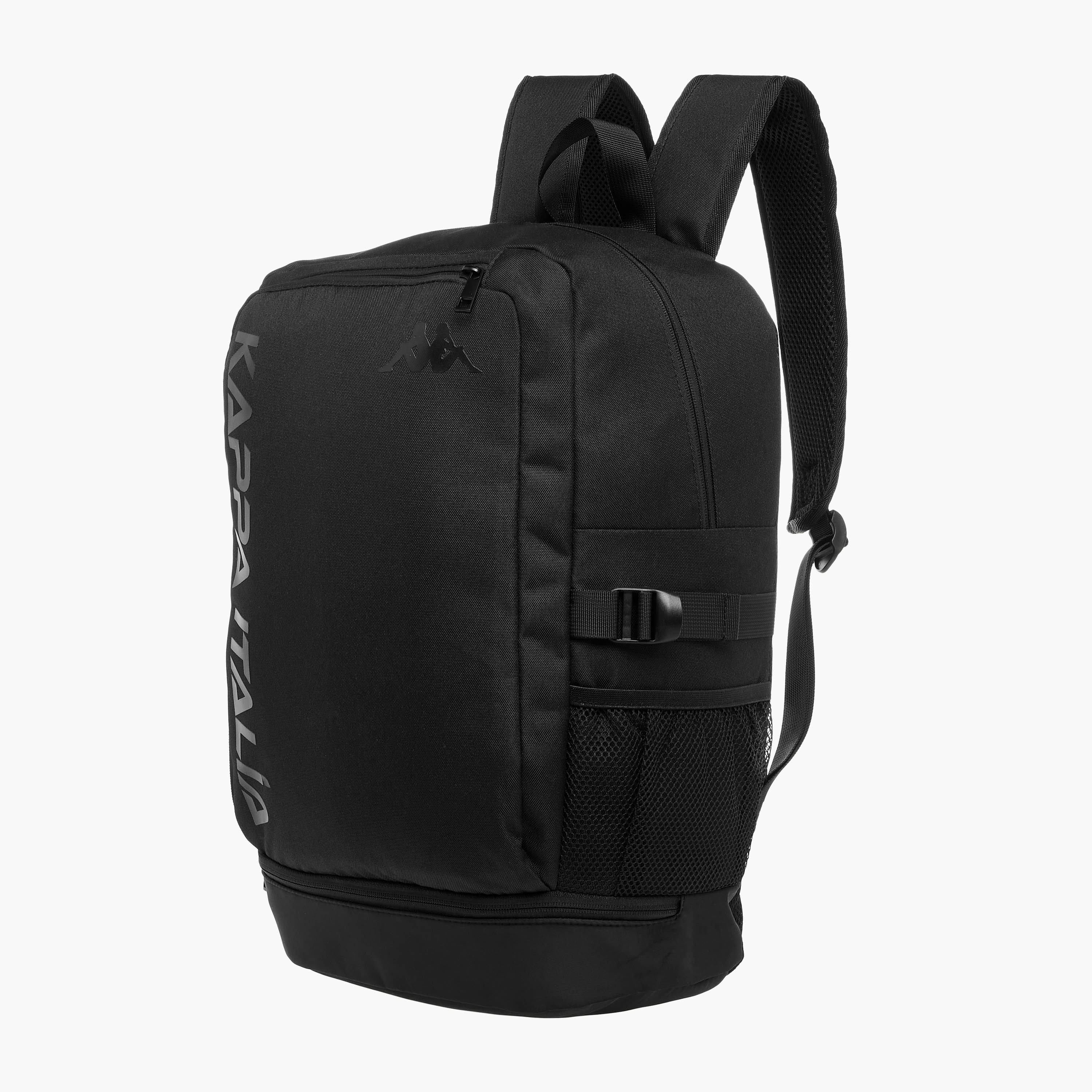 Kappa Logo Print Backpack with Adjustable Straps and Zip Closure - 31x16x44 cm-men-bags-image-4