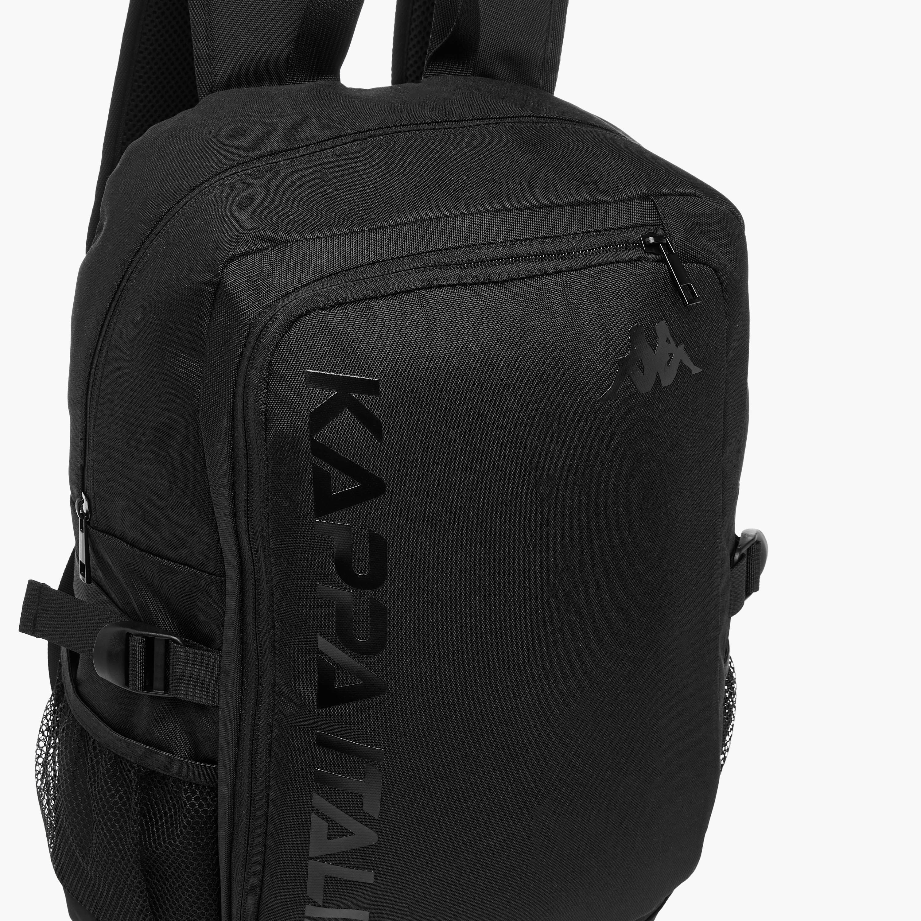 Kappa Logo Print Backpack with Adjustable Straps and Zip Closure - 31x16x44 cm-men-bags-image-6