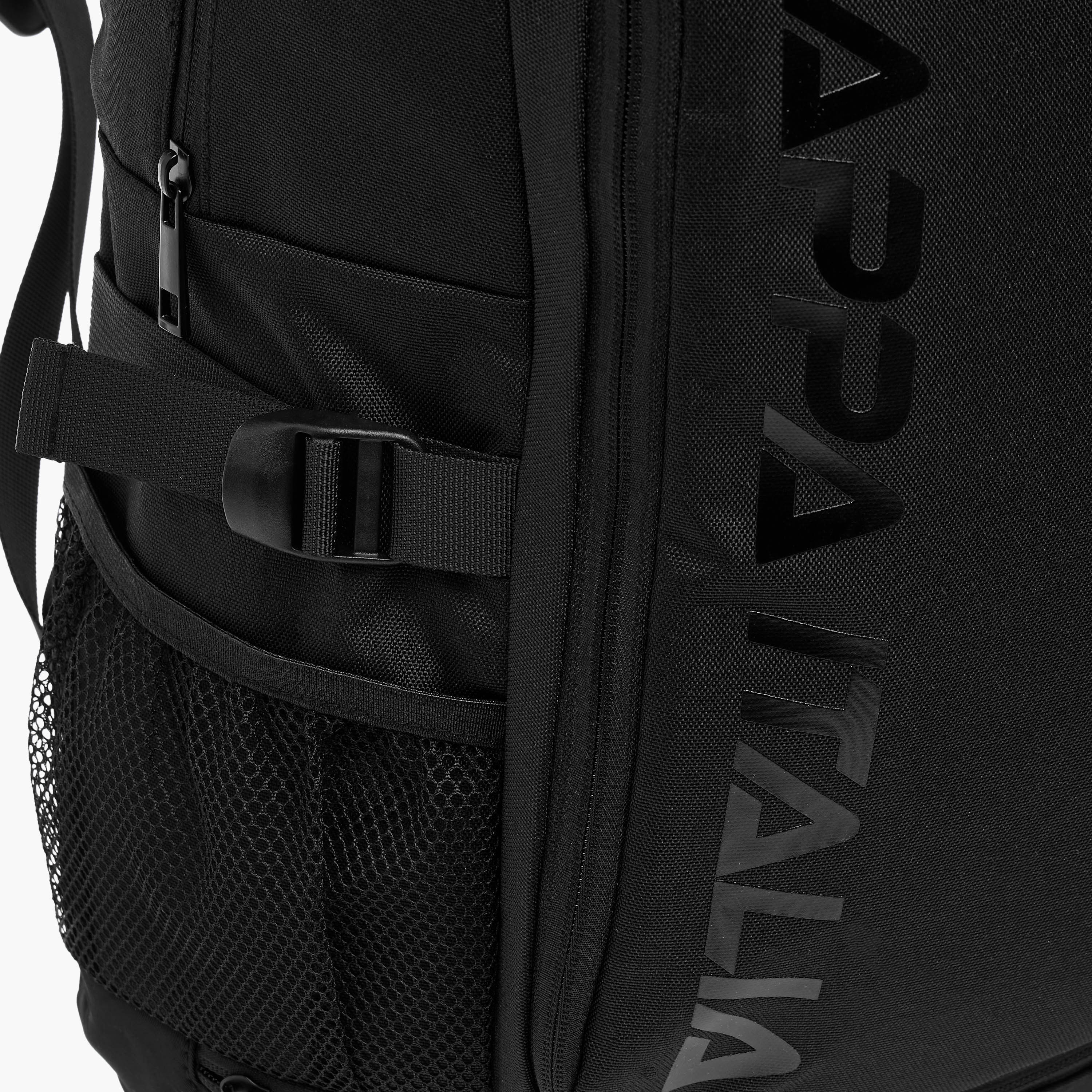 Kappa Logo Print Backpack with Adjustable Straps and Zip Closure - 31x16x44 cm-men-bags-image-7