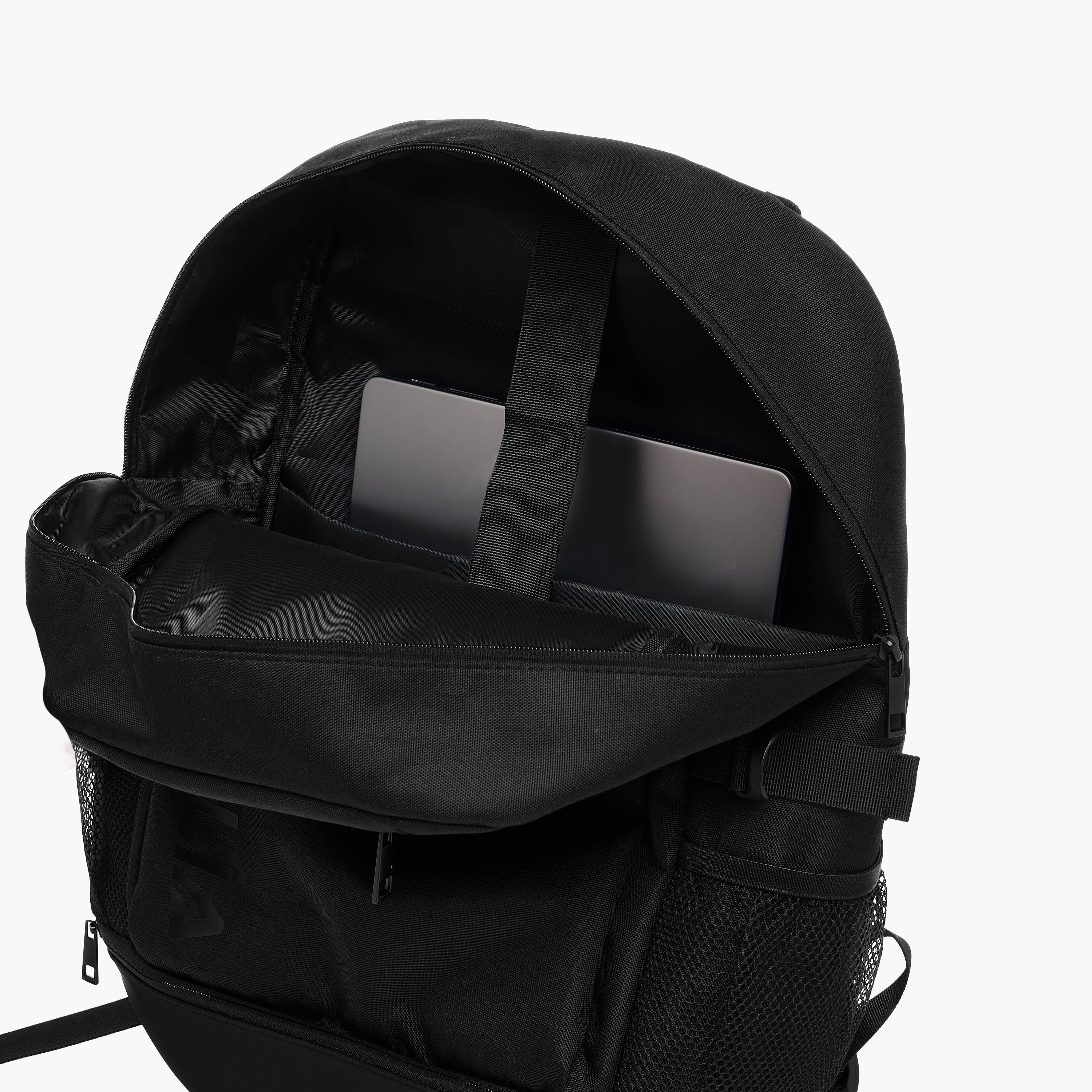 Kappa Logo Print Backpack with Adjustable Straps and Zip Closure - 31x16x44 cm-men-bags-image-9