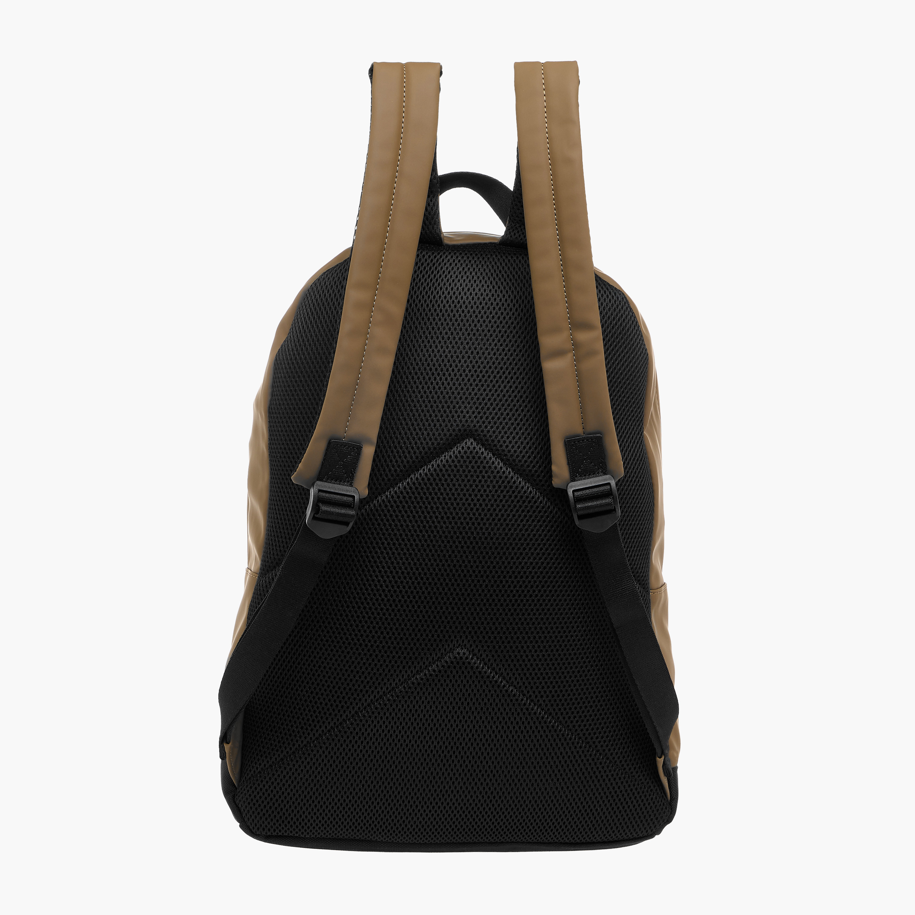 Panelled Backpack with Adjustable Straps-men-bags-image-3