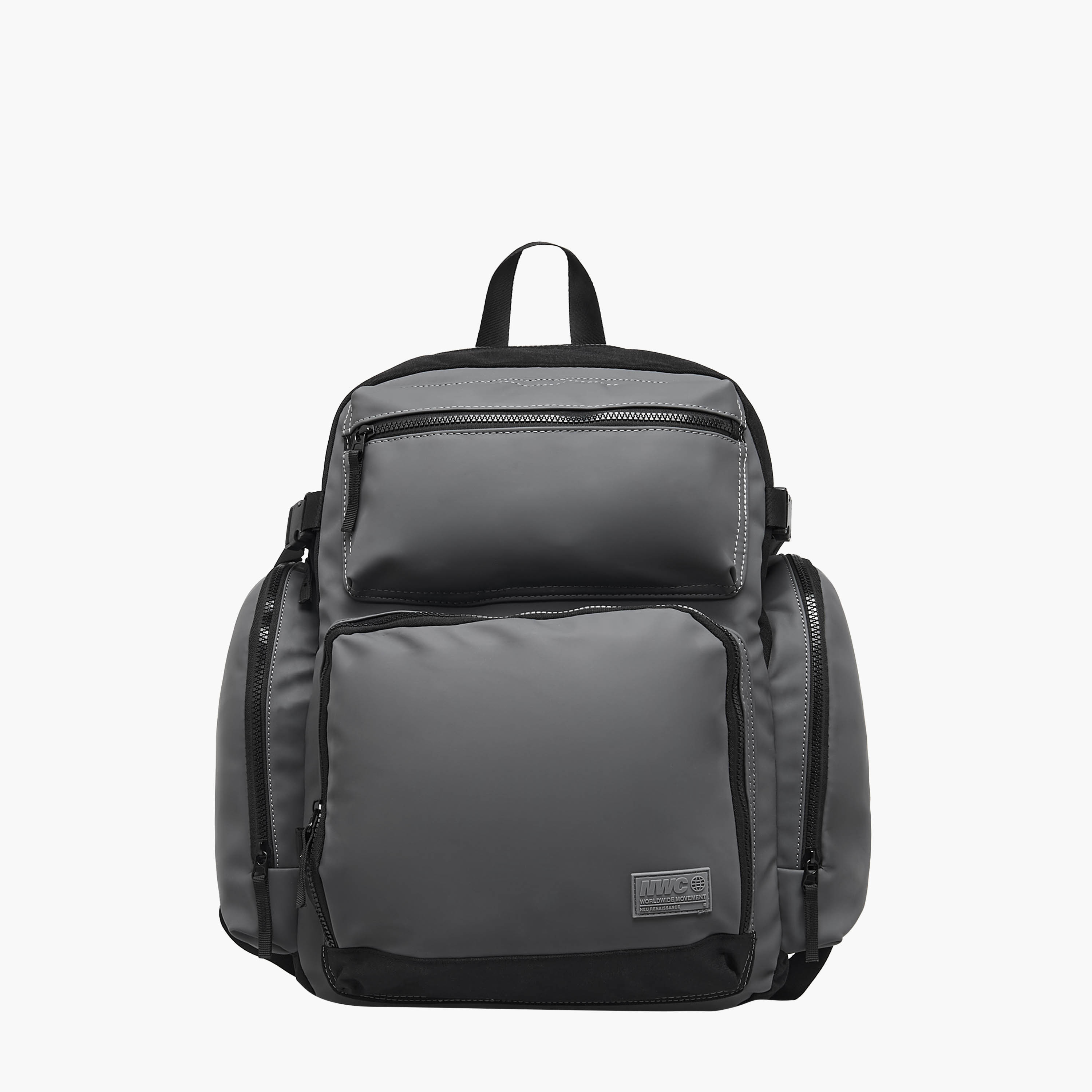 شنطة ظهر بأحزمة قابلة للتعديل وسحّاب إغلاق - 35x16x46 سم-men-bags-image-1
