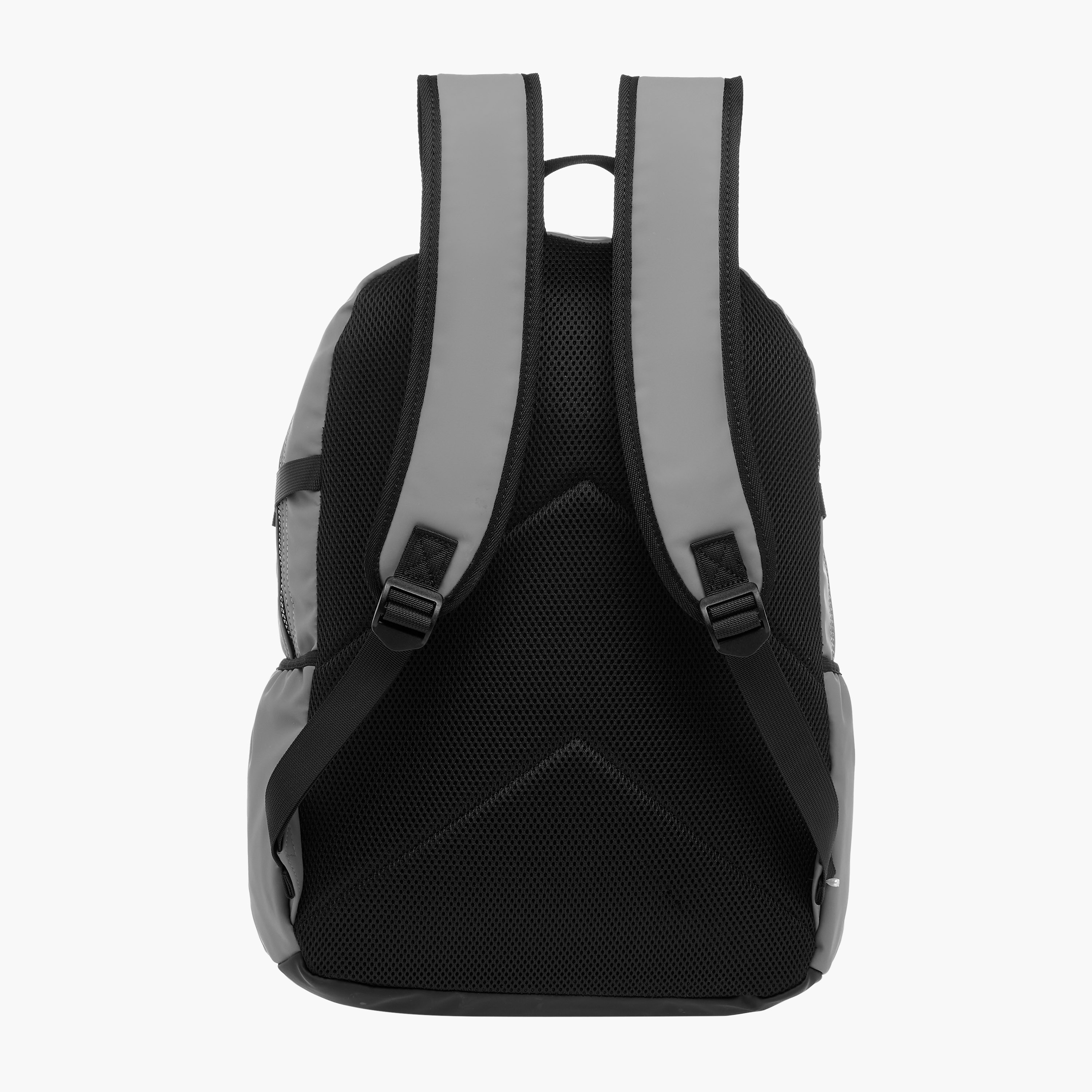 Panelled Backpack with Adjustable Straps-men-bags-image-4