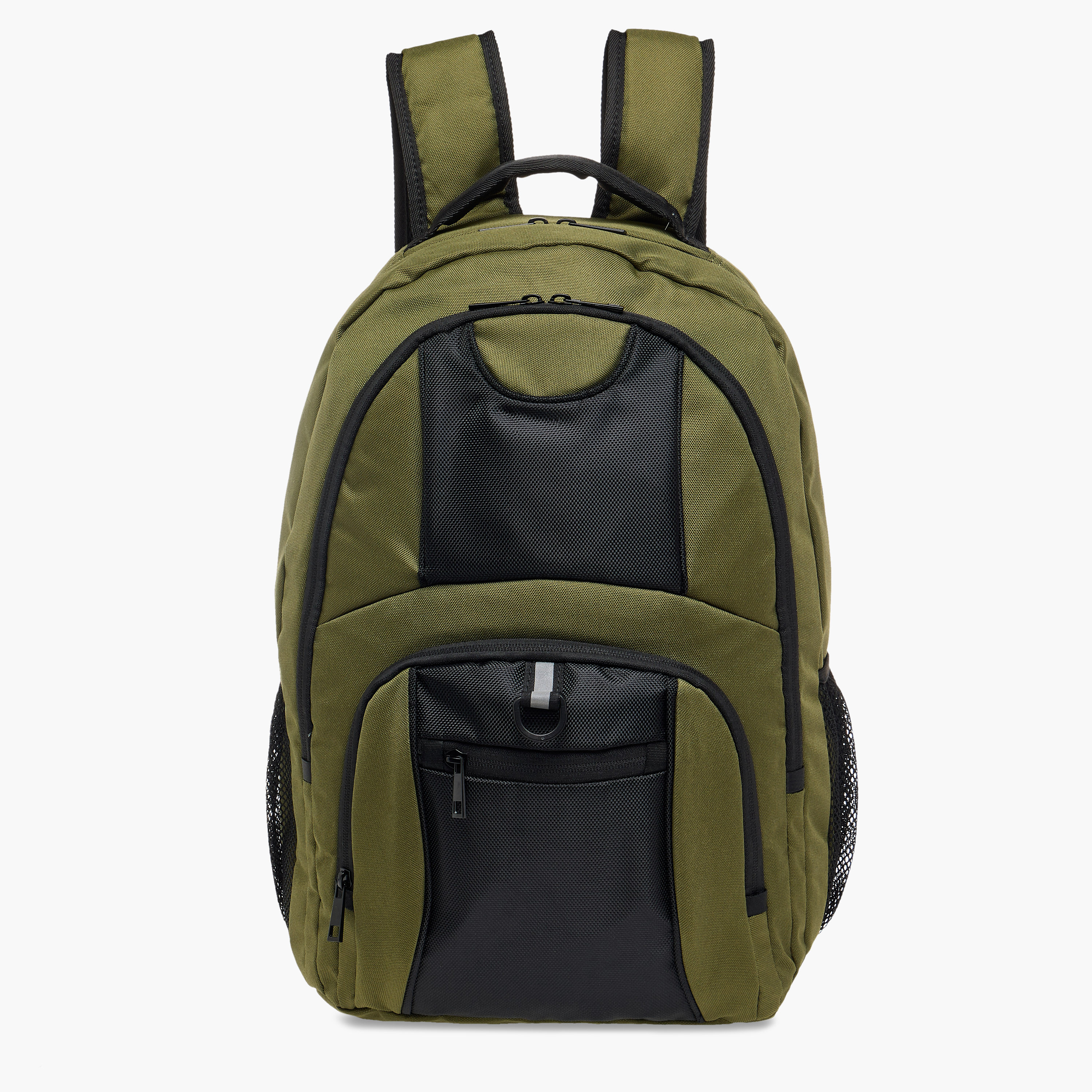 Multi-Pocket Backpack Bag with Adjustable Shoulder Strap and Zip Closure - 33x16x46 cm-men-bags-image-1