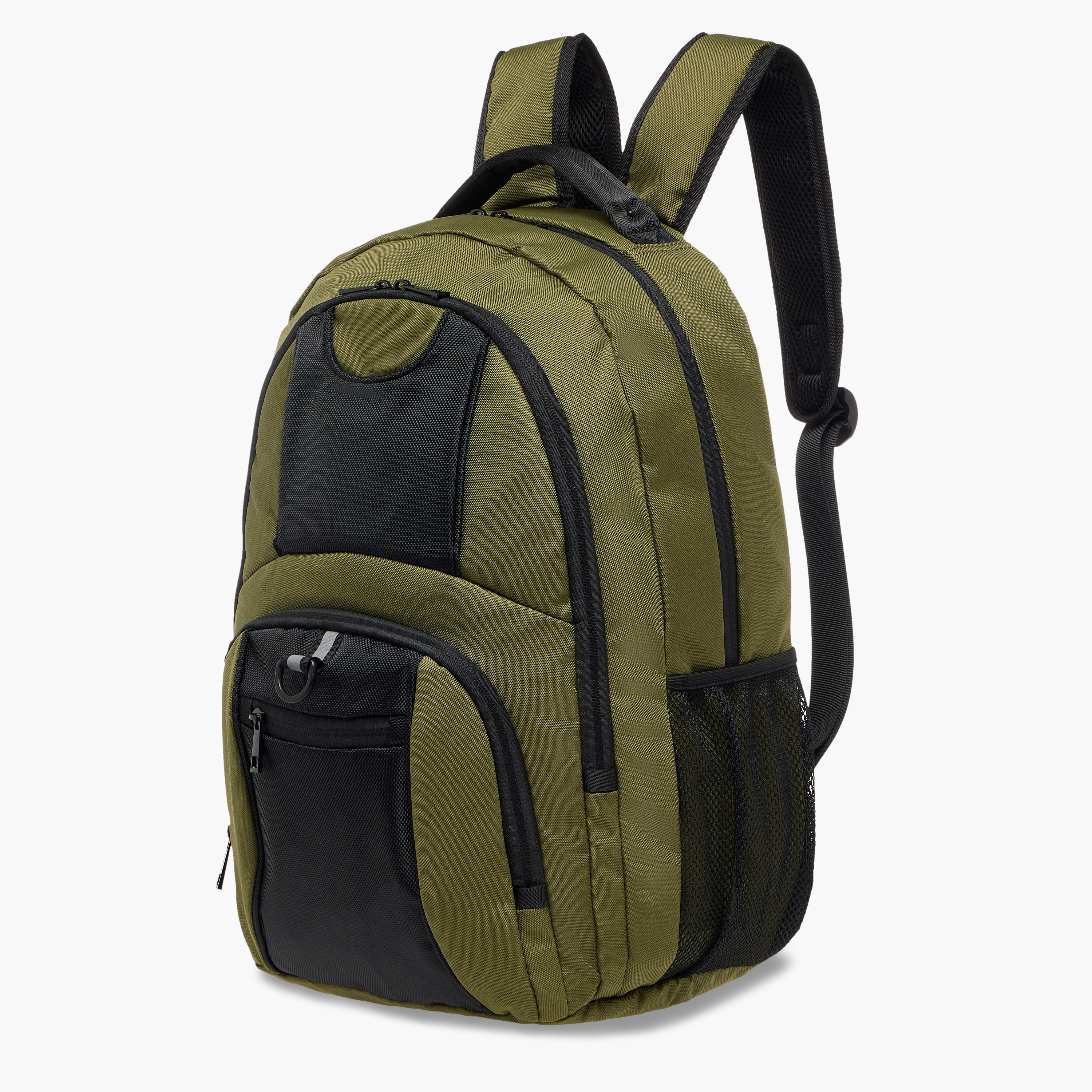Multi-Pocket Backpack Bag with Adjustable Shoulder Strap and Zip Closure - 33x16x46 cm-men-bags-image-4