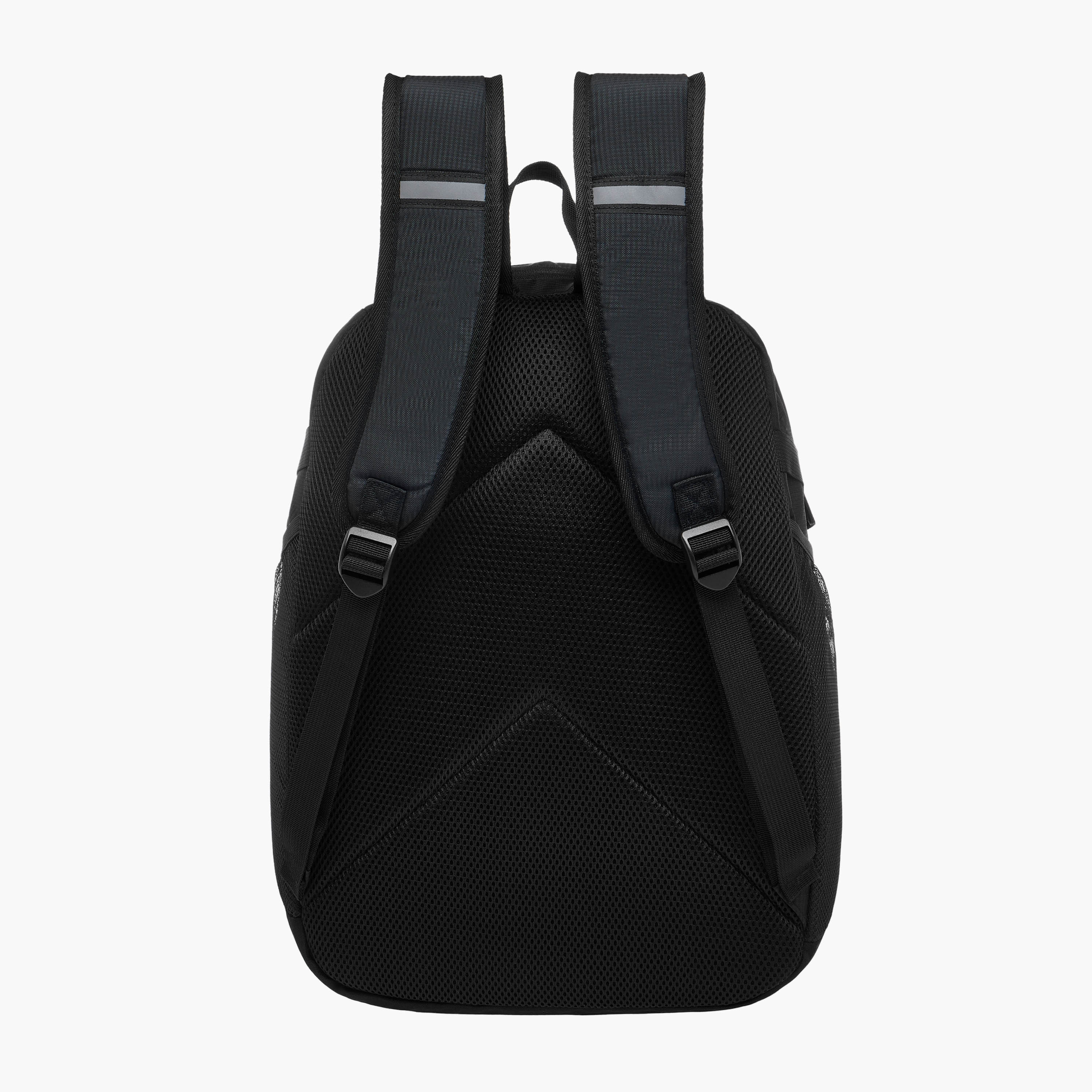 Textured Backpack with Adjustable Shoulder Straps and Zip Closure-men-bags-image-4